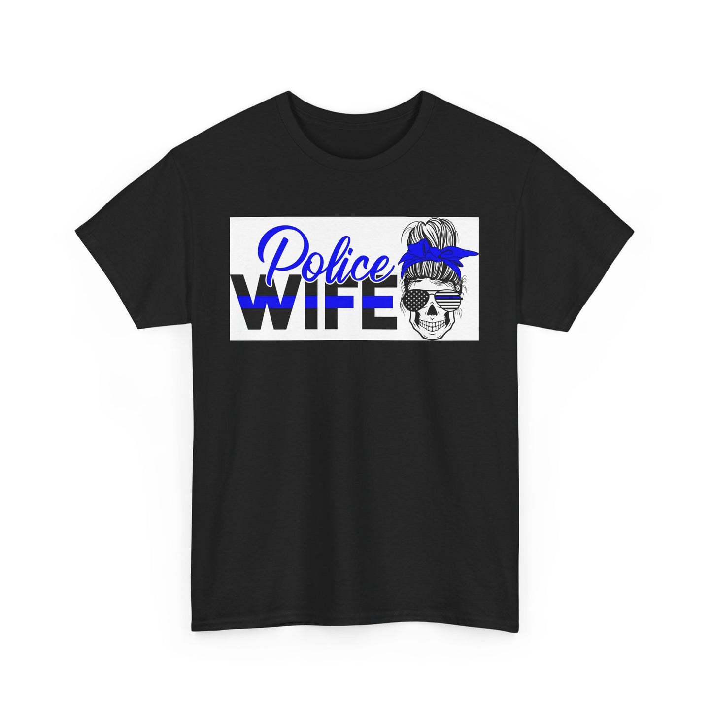 Police Wife Unisex Heavy Cotton Tee - Support Your Local Hero