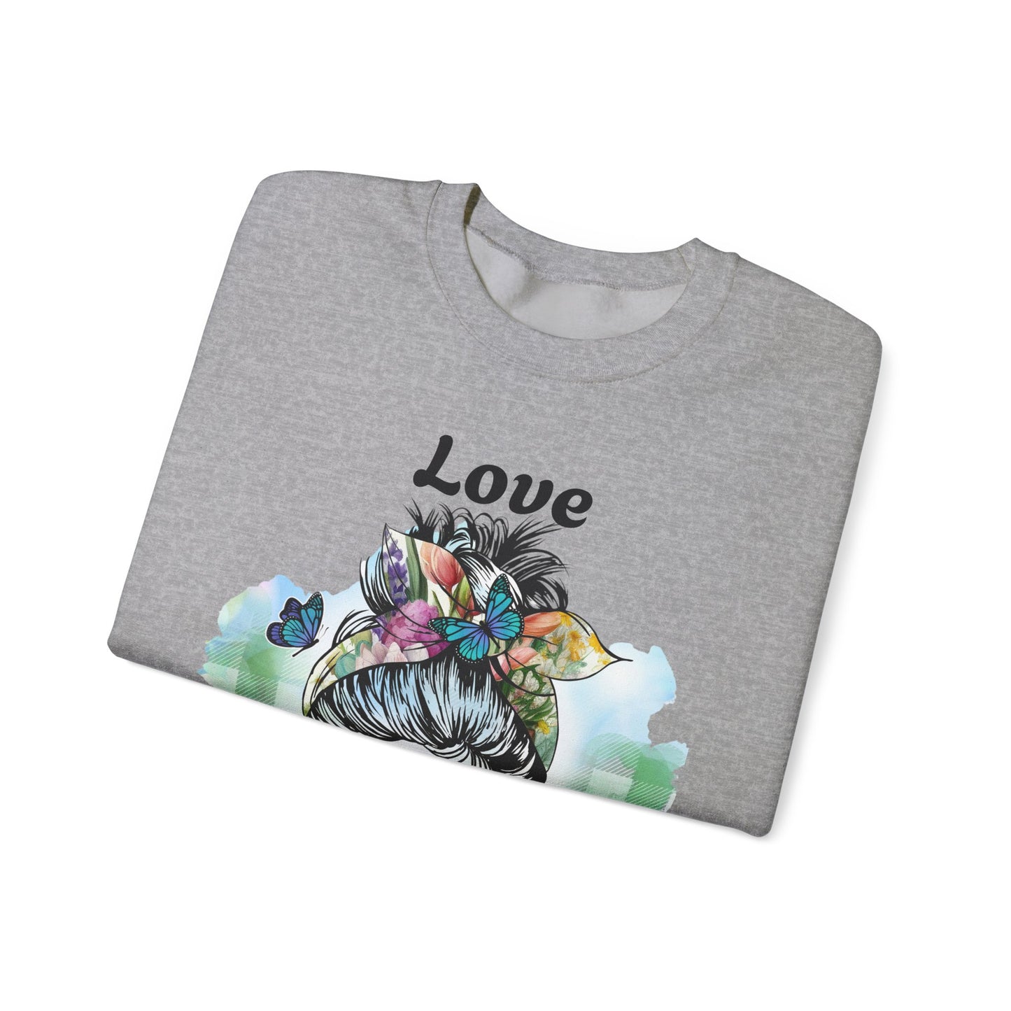 Love Life Unisex Heavy Blend Crewneck Sweatshirt - Stylish and Comfortable