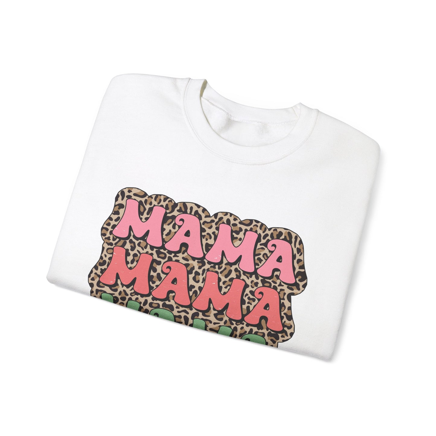 Mama Graphic Crewneck Sweatshirt - Stylish and Cozy for Moms