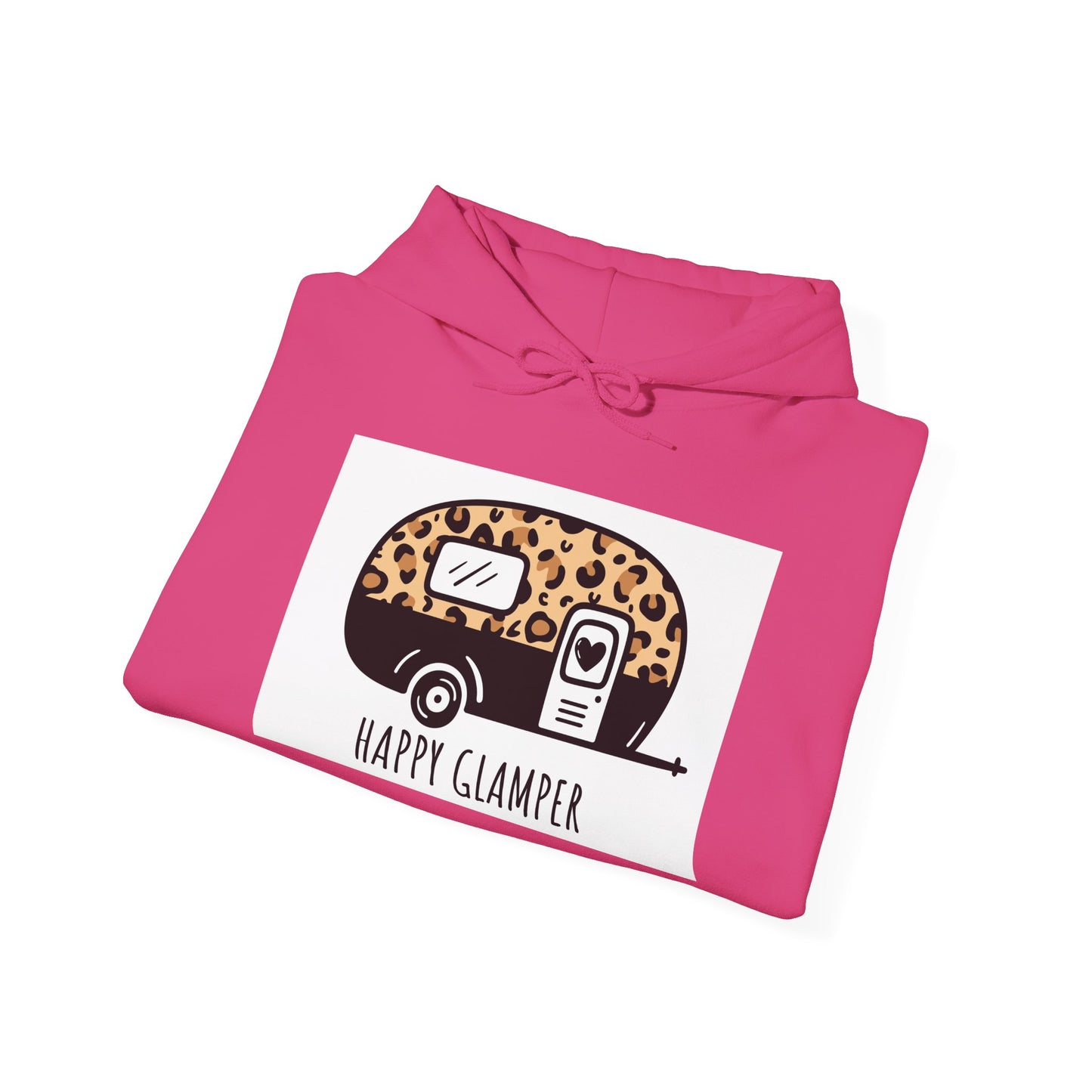 Happy Glamper Unisex Heavy Blend™ Hoodie - Cozy Camping Sweatshirt