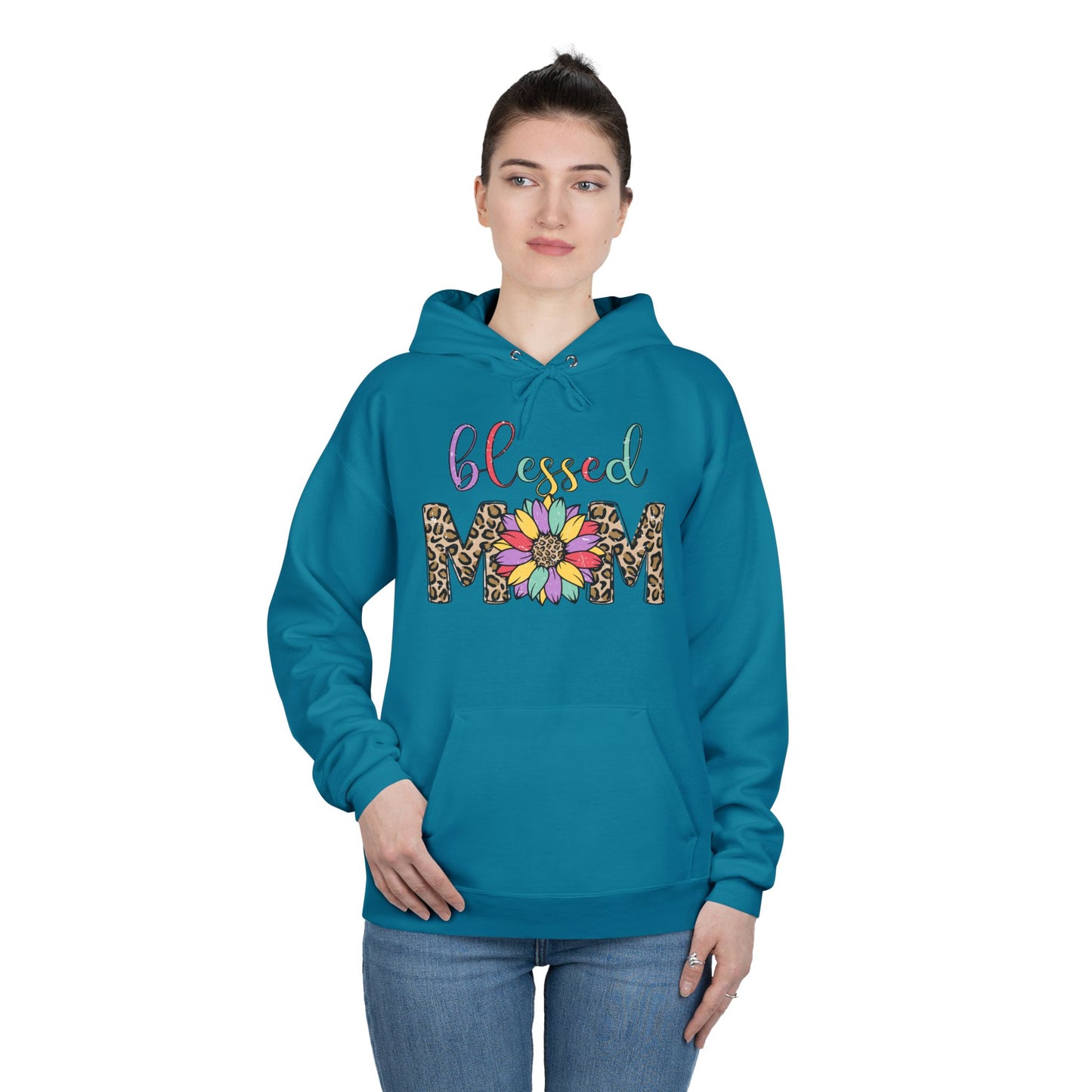 Blessed Mom Eco-Friendly Pullover Hoodie