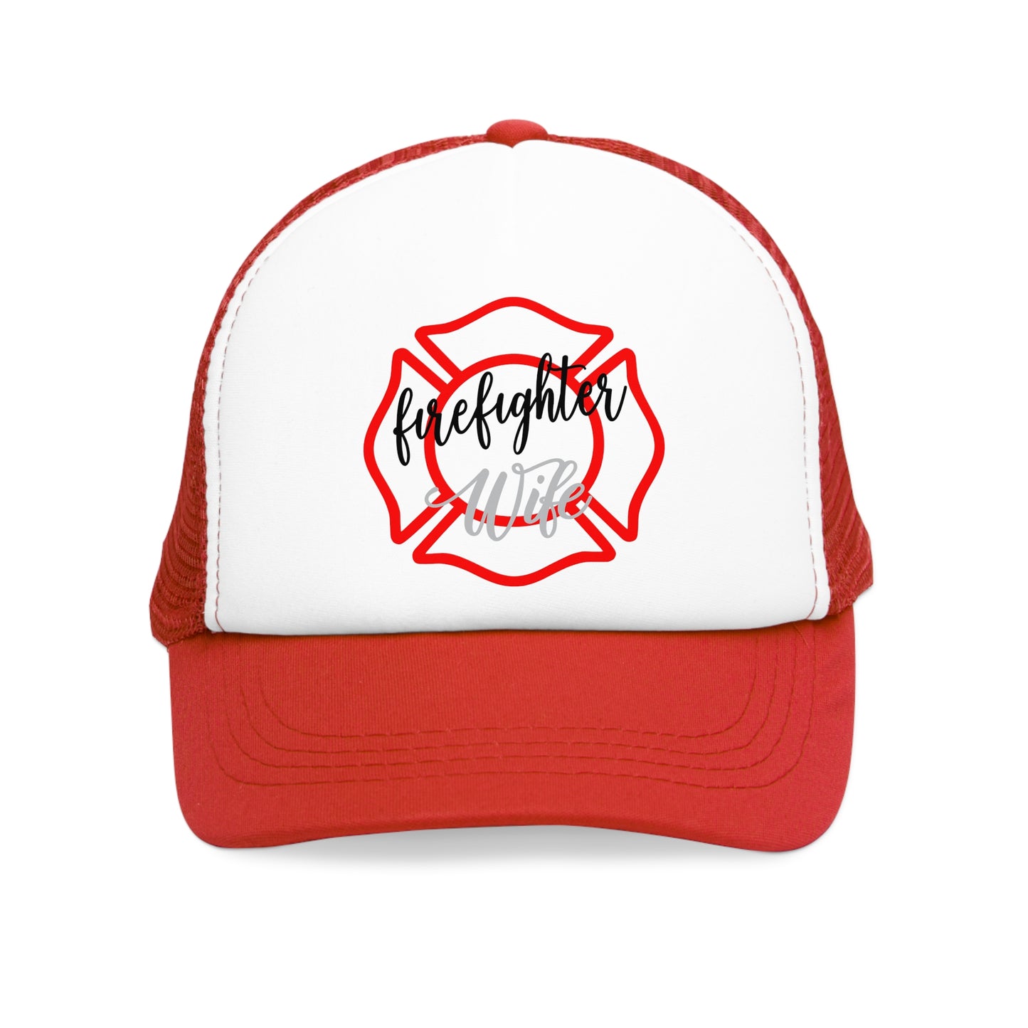 Firefighter Wife Mesh Cap - Stylish Trucker Hat for Supportive Spouses