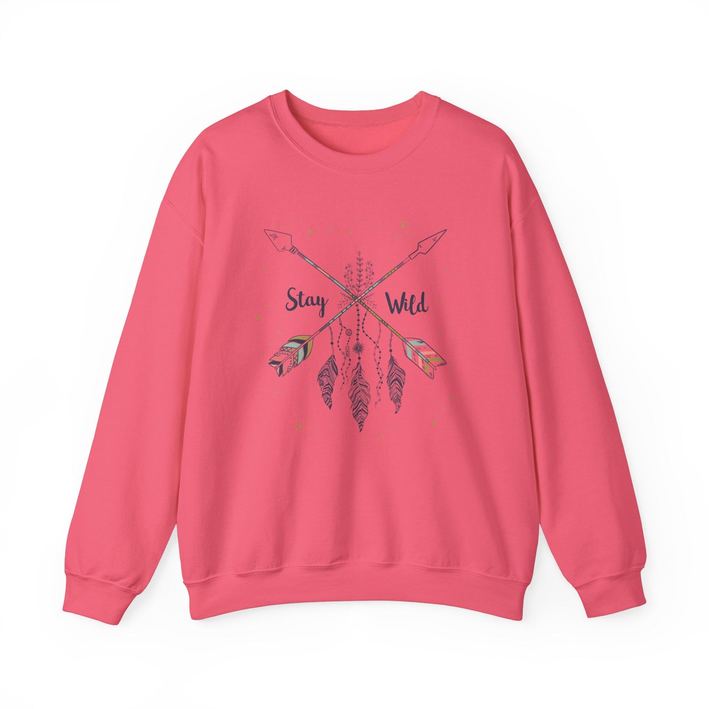 Unisex Crewneck Sweatshirt - Stay Wild Design