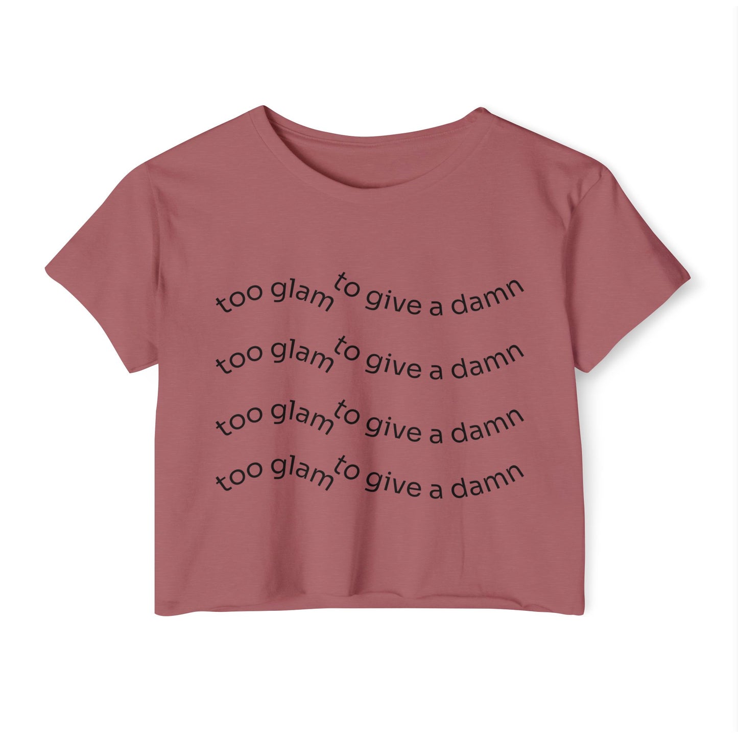 Chic Festival Crop Top, Women's Graphic Tee, Casual Summer Top, Trendy Clubwear, Gift for Her, Festival Fashion