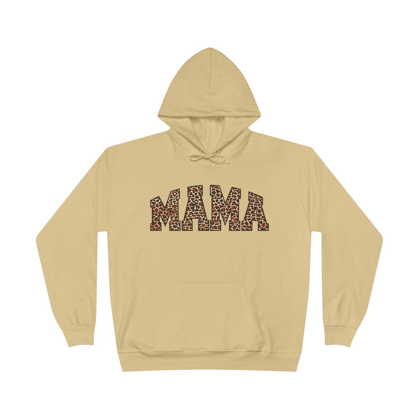 Leopard Print Mama Hoodie - Unisex EcoSmart® Pullover Sweatshirt