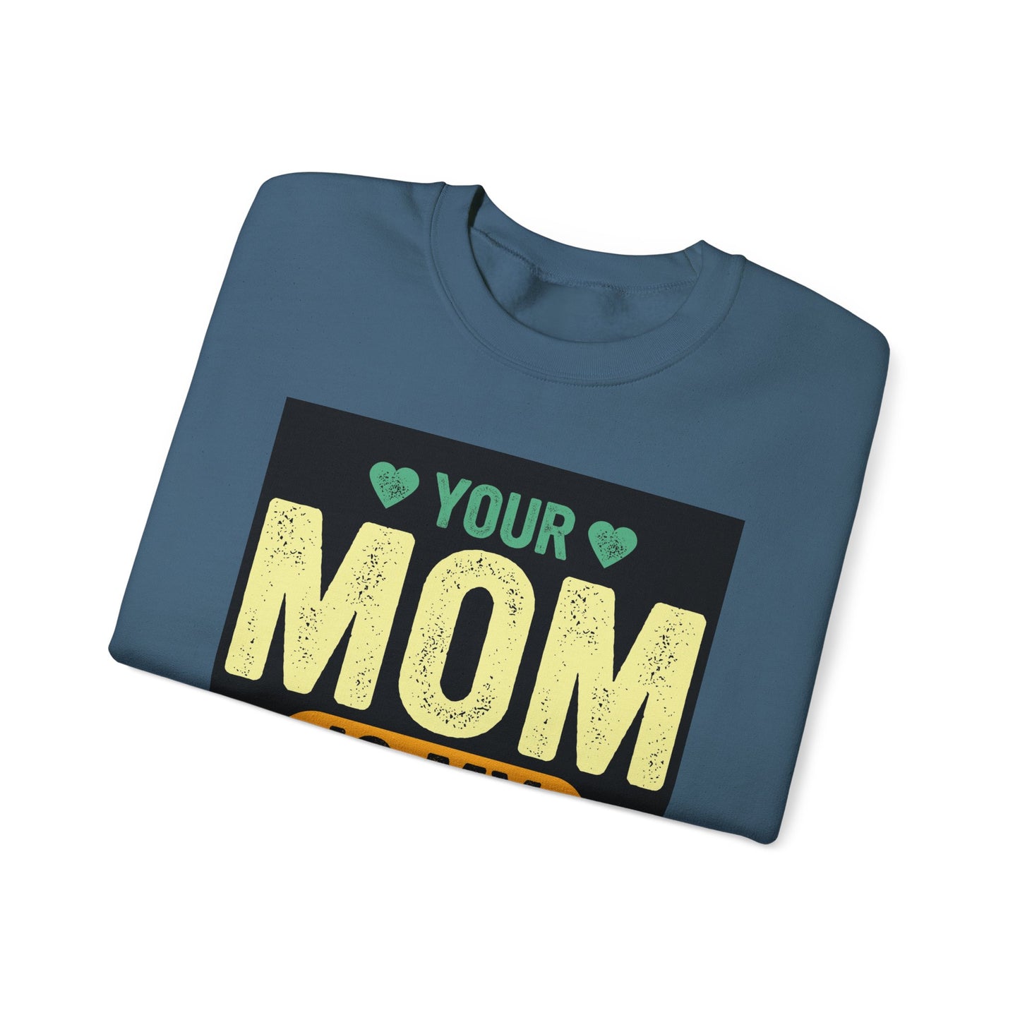 Your Mom Is My Cardio Sweatshirt - Fun Unisex Heavy Blend™ Crewneck for Fitness Enthusiasts