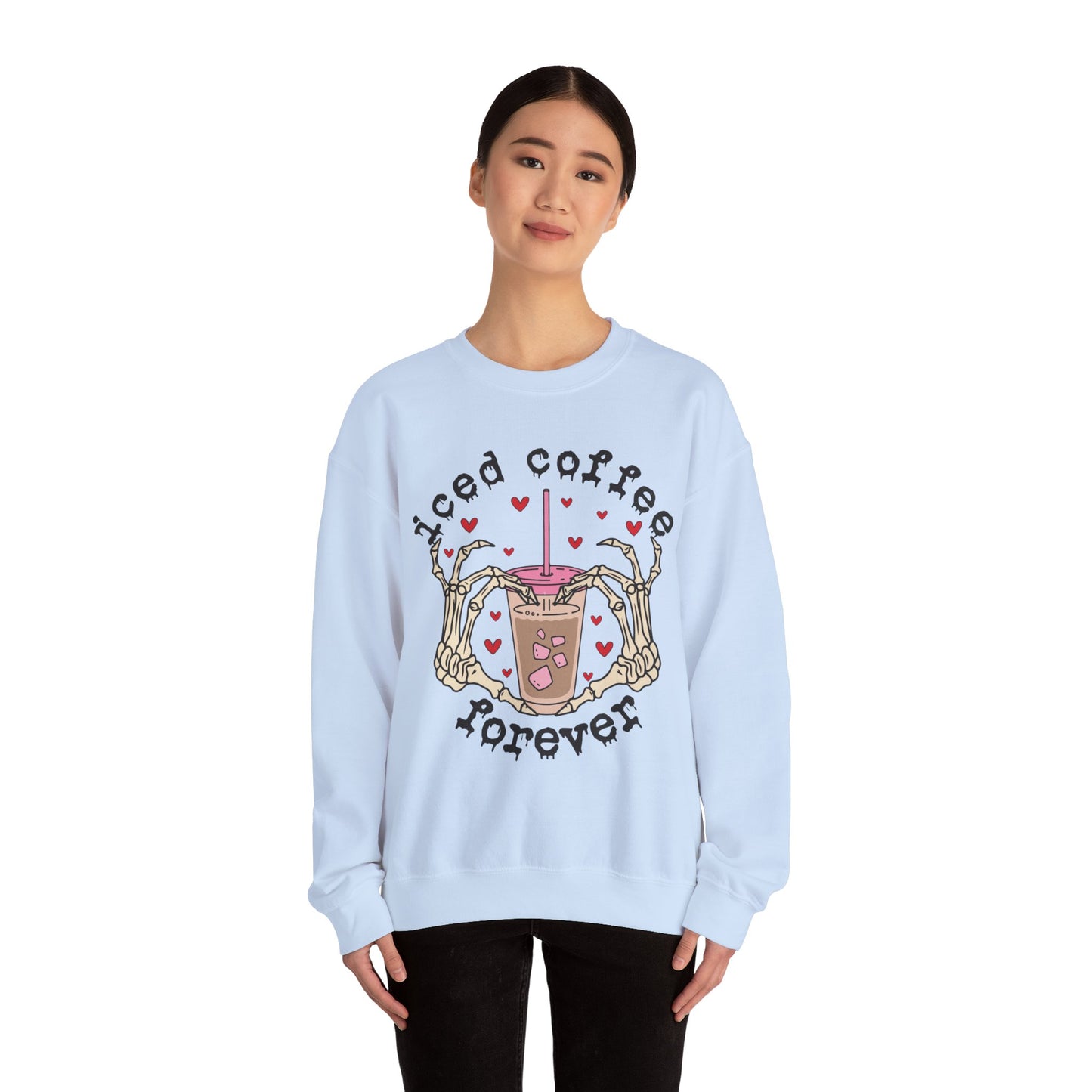 Iced Coffee Forever Unisex Crewneck Sweatshirt