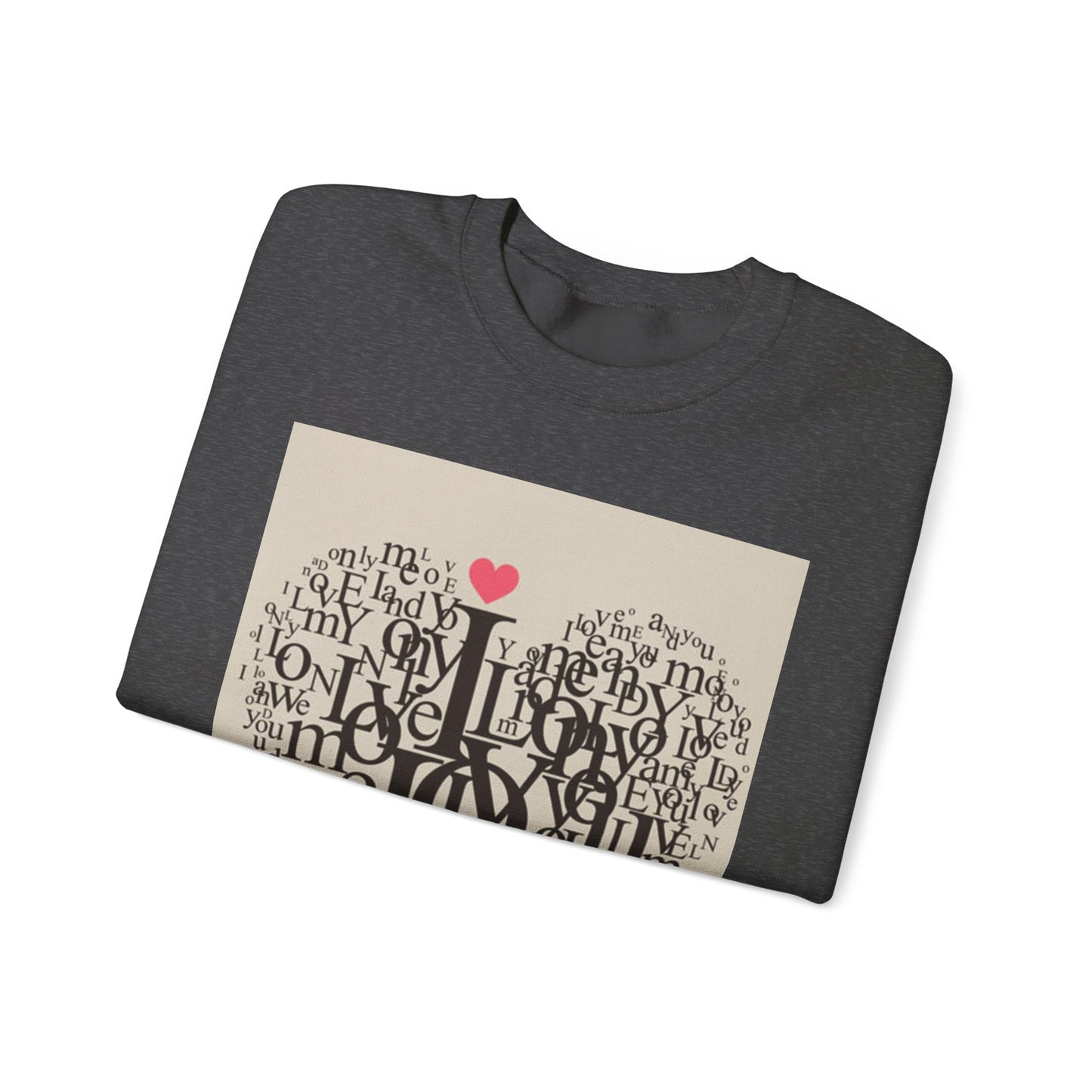 Heartfelt Love Sweatshirt - Unisex Heavy Blend™ Crewneck for Comfort and Connection