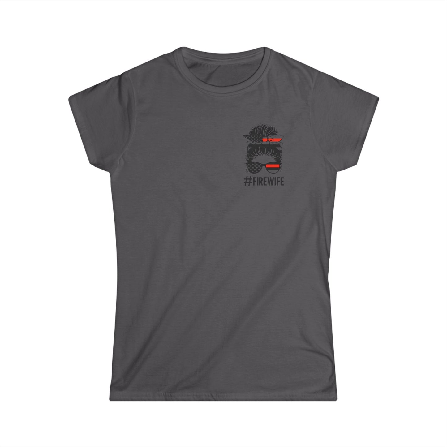 #FireWife Women's Softstyle Tee - Celebrate Your Firefighter Love