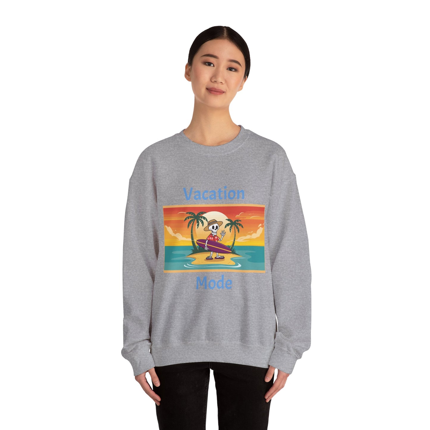 Vacation Mode Unisex Heavy Blend™ Crewneck Sweatshirt