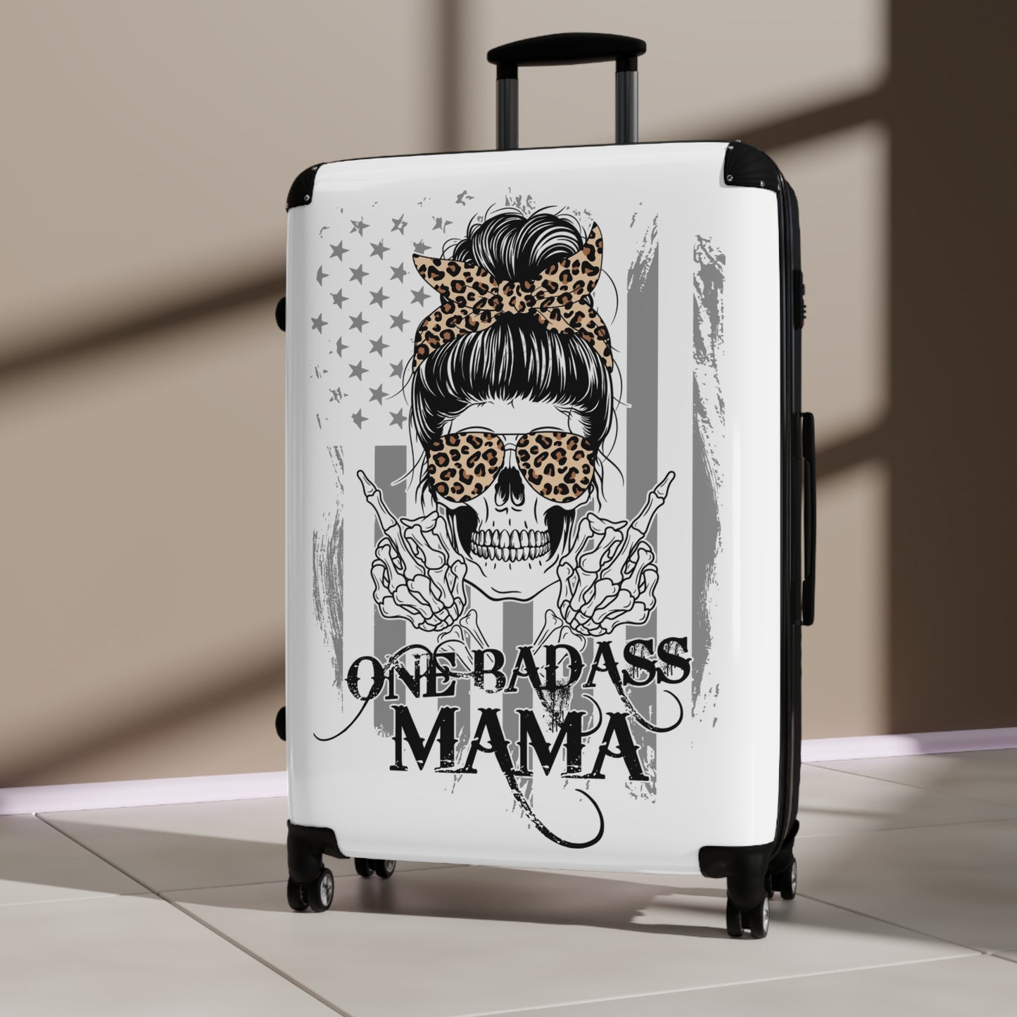 One Badass Mama Travel Suitcase - Stylish Luggage for Strong Moms