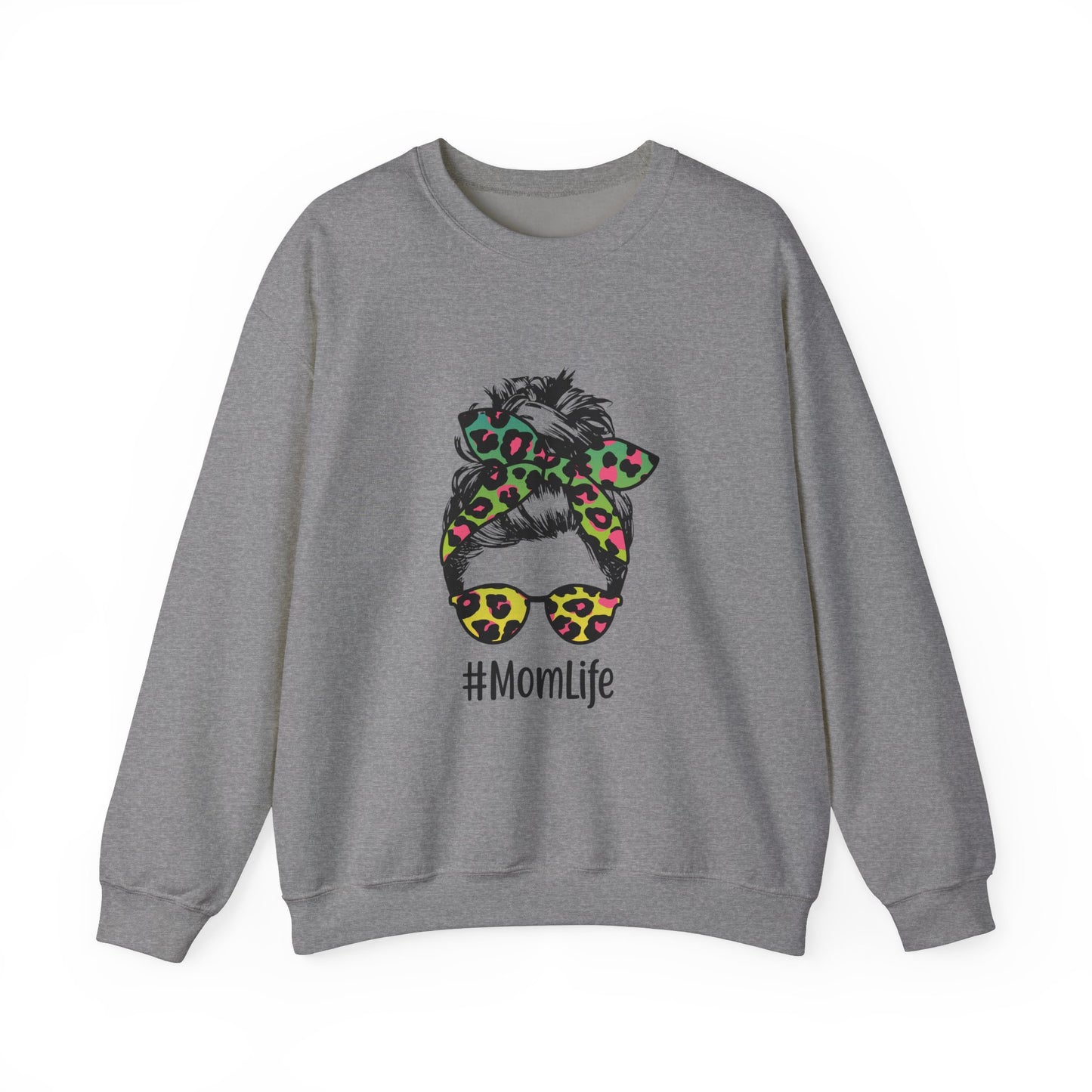 #MomLife Unisex Heavy Blend™ Crewneck Sweatshirt - Perfect Gift for Moms