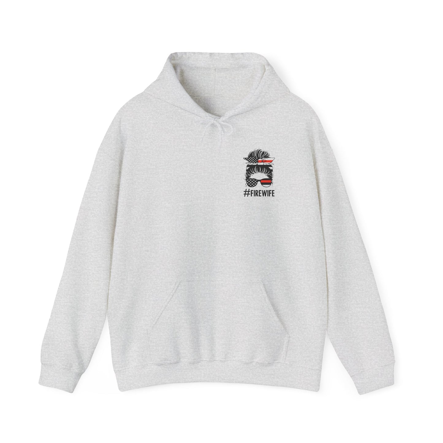 Firefighter Wife Hooded Sweatshirt – Cozy Apparel for Proud Partners