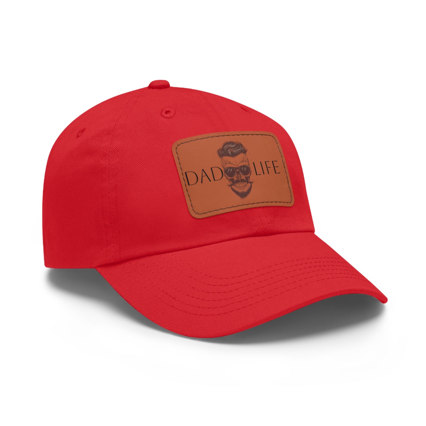 Dad Hat with Leather Patch (Rectangle) (Copy)