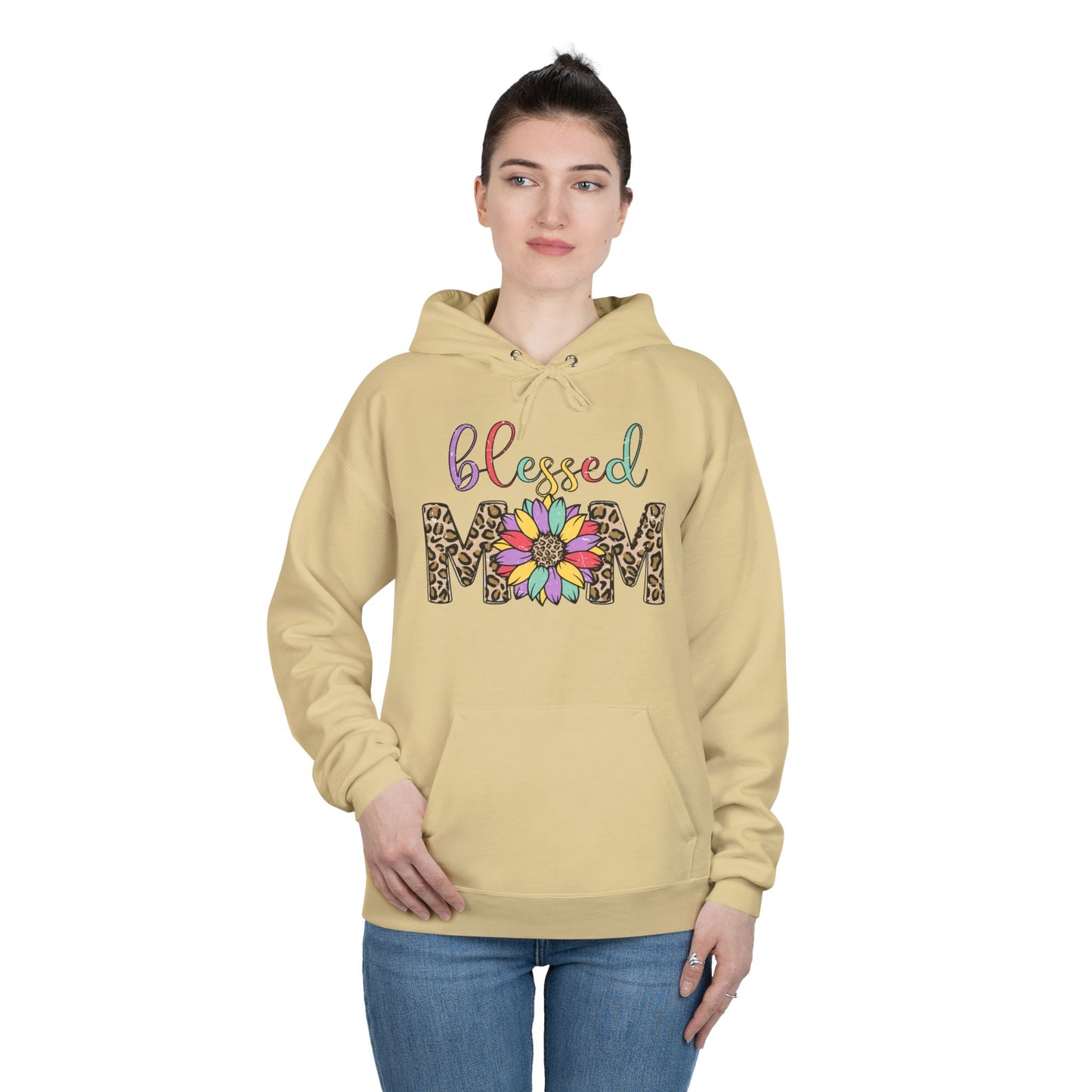 Blessed Mom Eco-Friendly Pullover Hoodie
