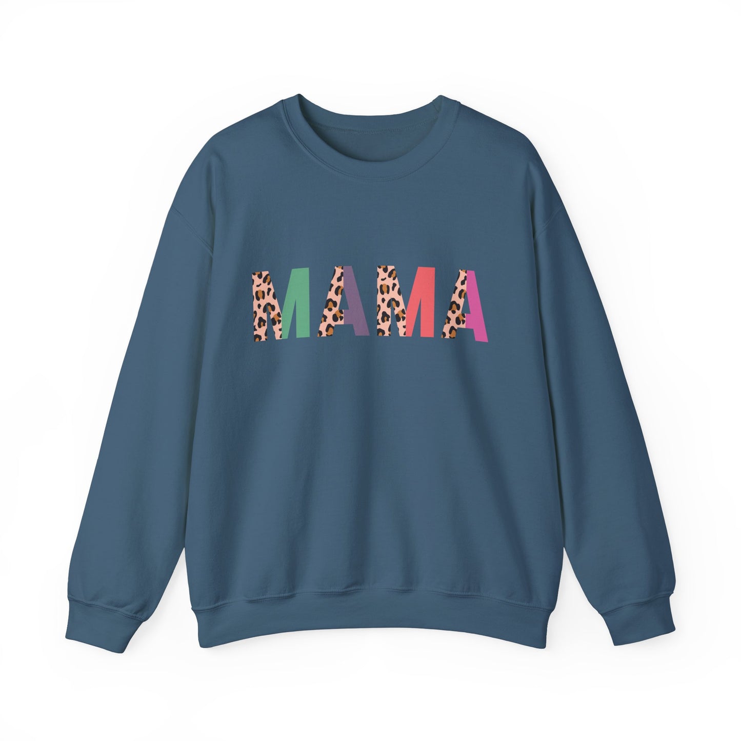 Mama Leopard Print Unisex Crewneck Sweatshirt