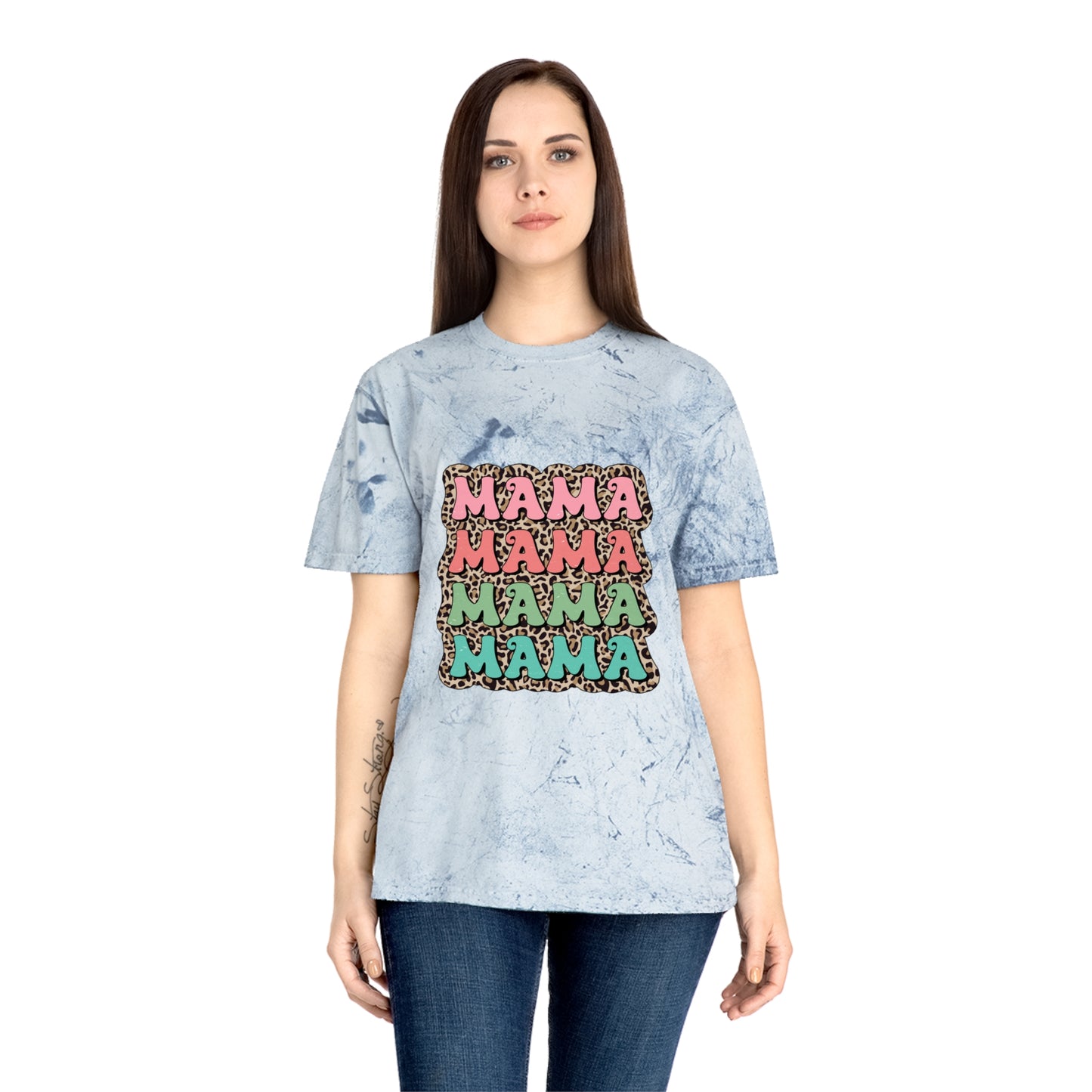 Color Blast Mama T-Shirt - Fun & Trendy Unisex Tee for Moms