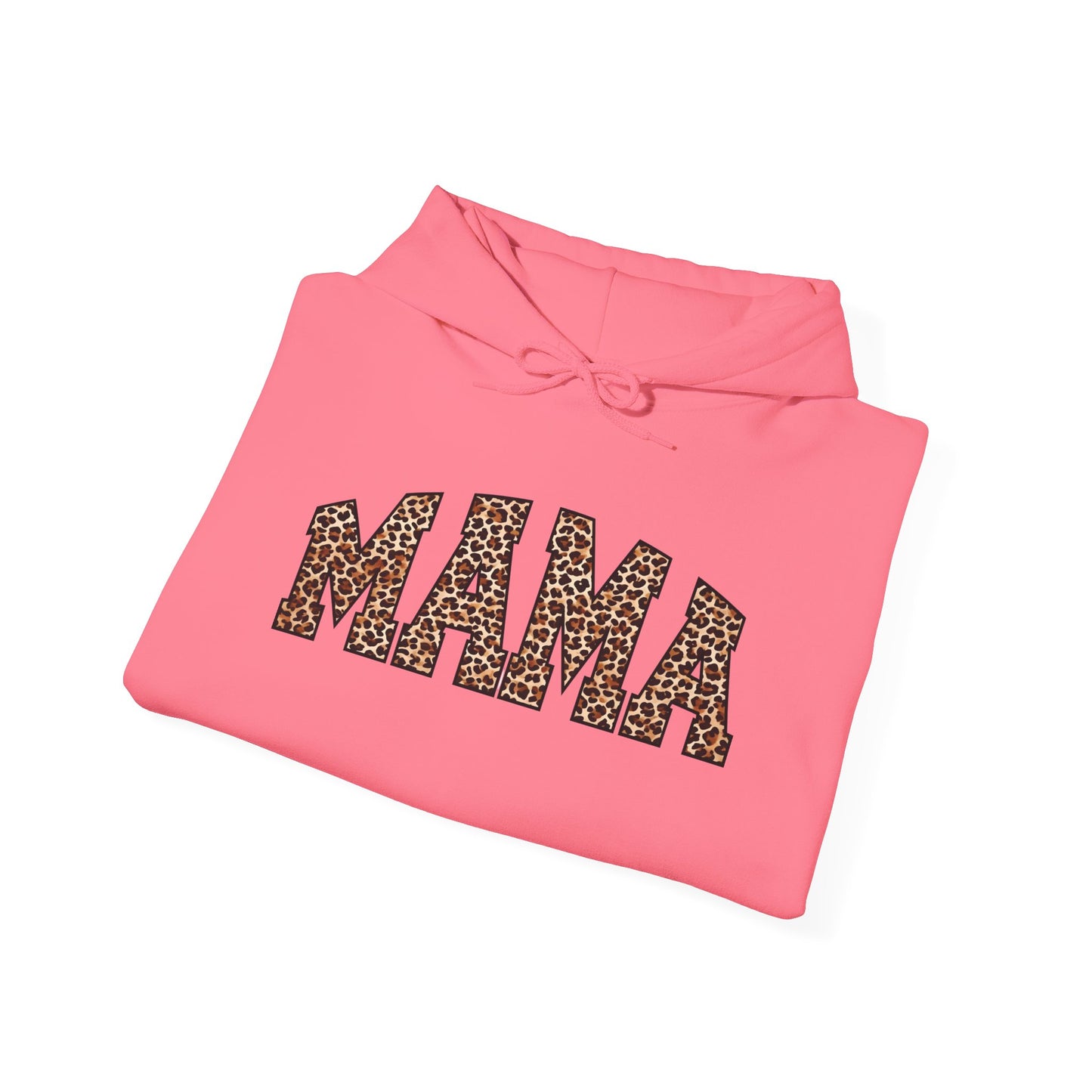 Mama Leopard Print Hoodie - Cozy Unisex Sweatshirt for Moms