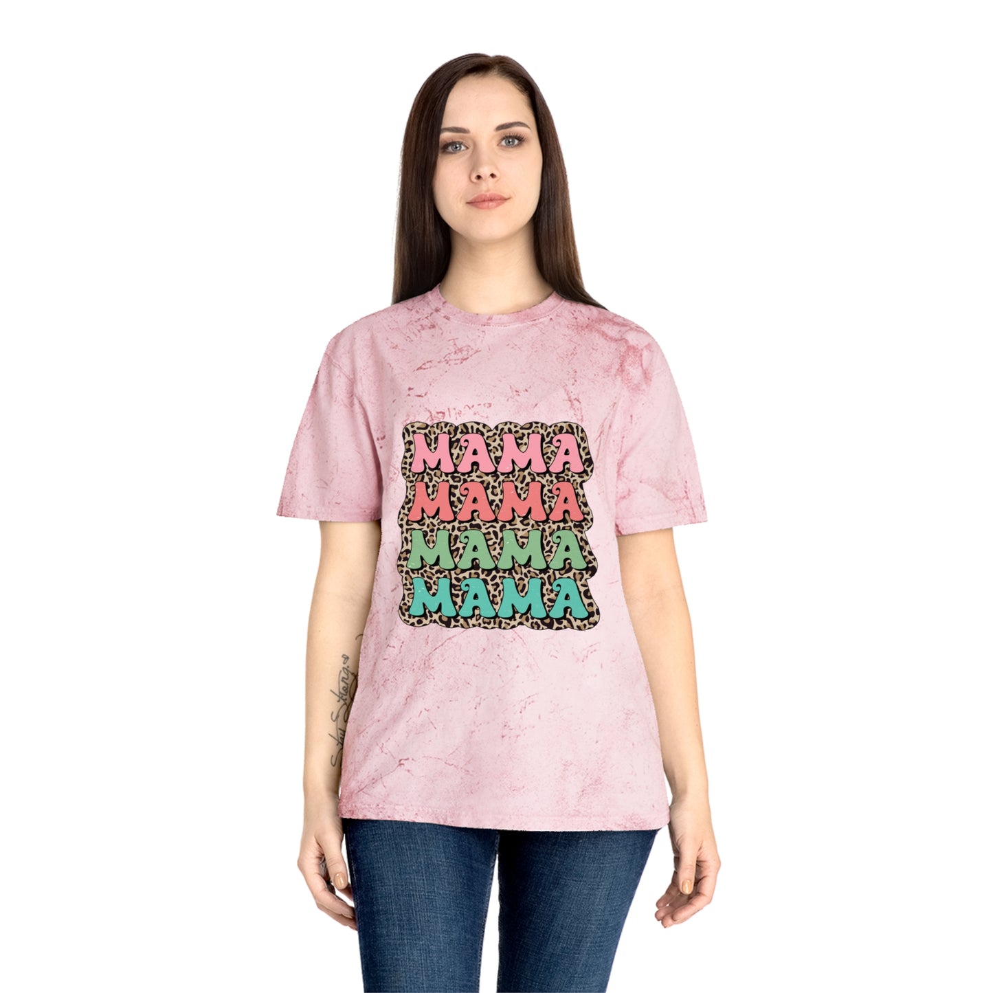 Color Blast Mama T-Shirt - Fun & Trendy Unisex Tee for Moms