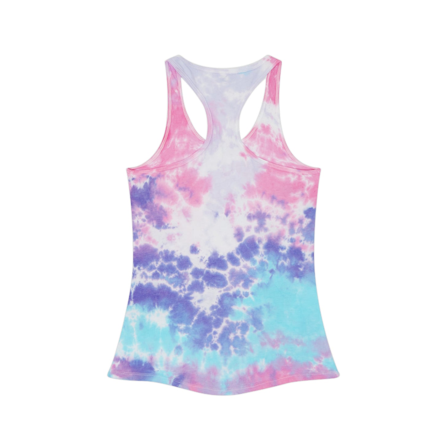 Mom Life Tie Dye Racerback Tank Top - Stylish Summer Top for Moms