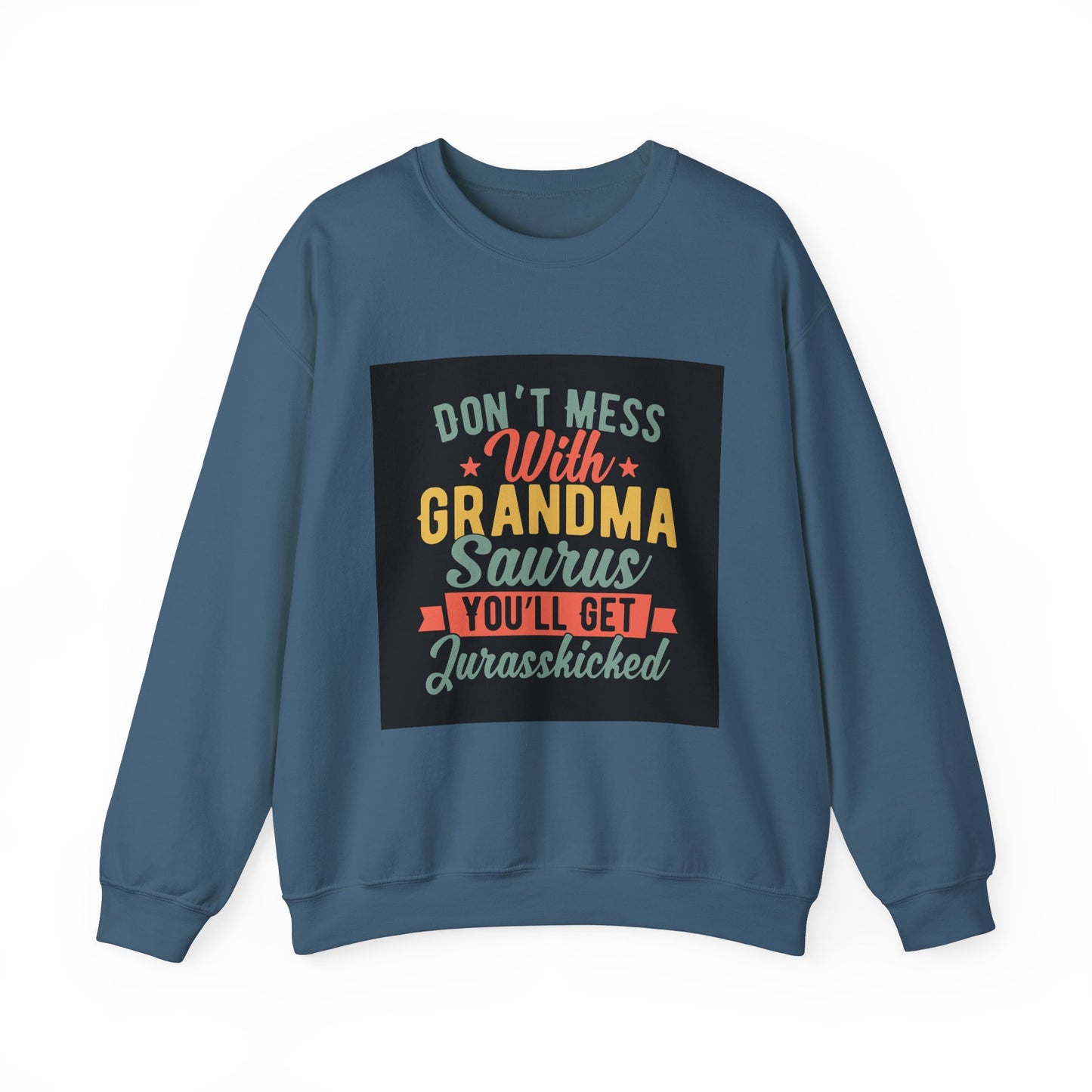 Funny Grandma Saurus Crewneck Sweatshirt