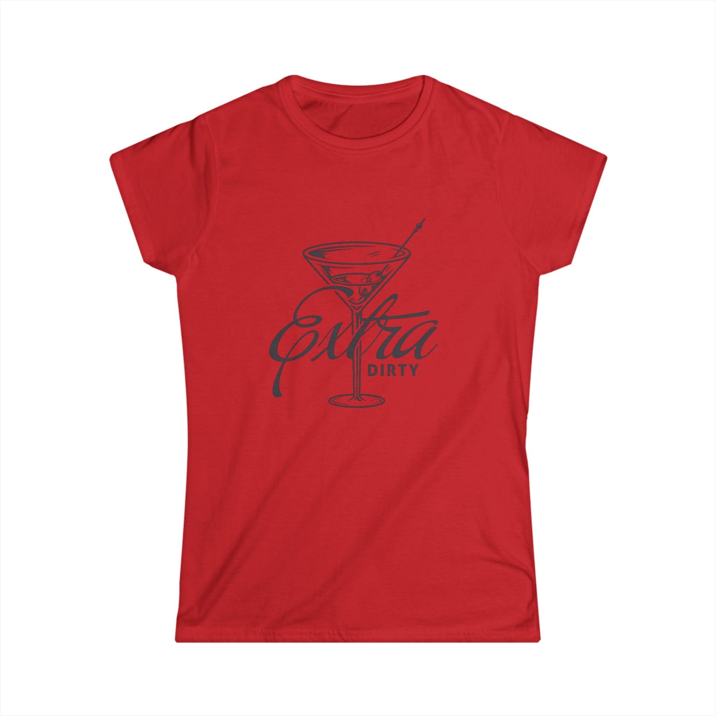 Extra Dirty Martini Women's Tee | Cute Cocktail Shirt | Funny Party T-Shirt, Girls Night Out, Gift for Bartenders, Birthday Gift