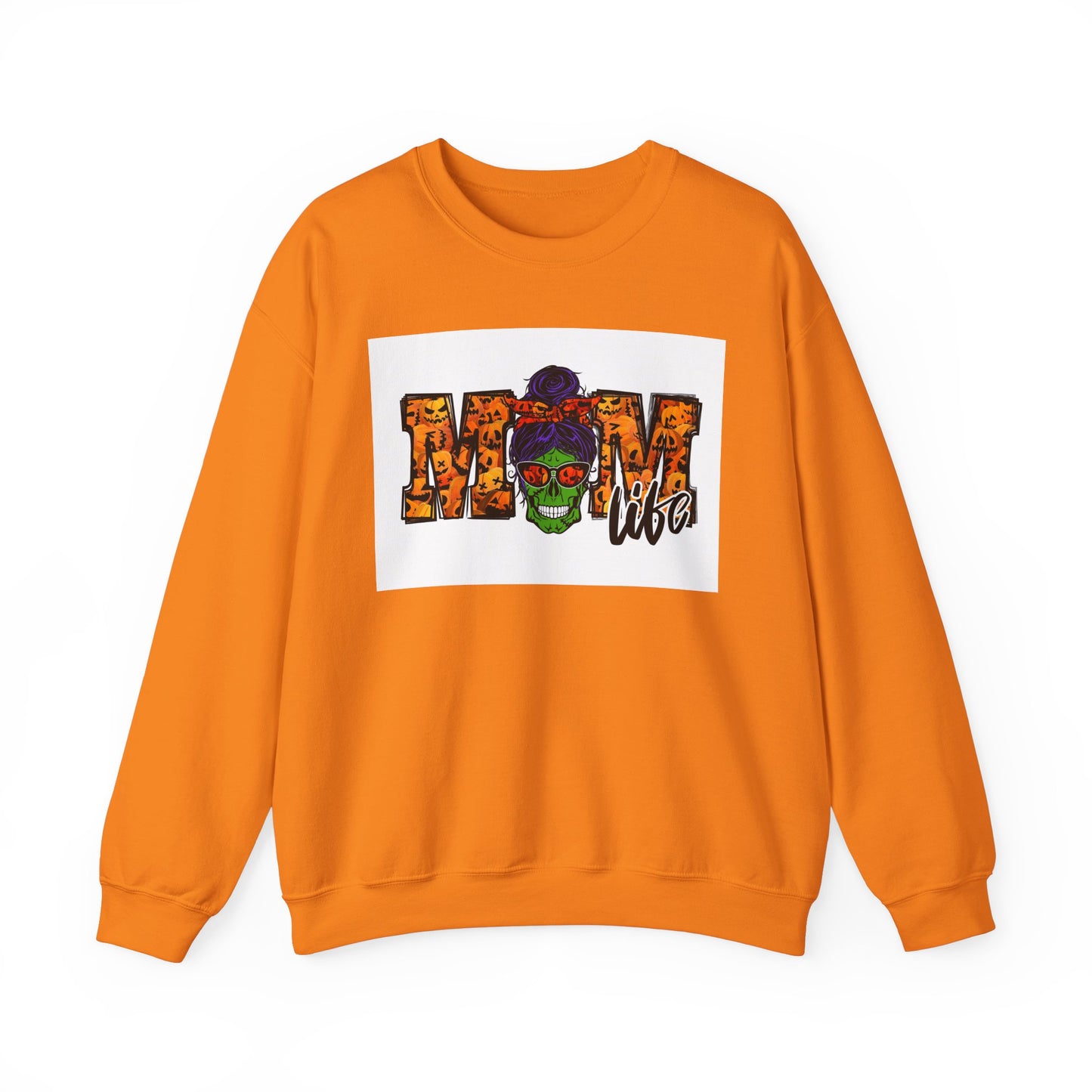 AMOM Life Unisex Heavy Blend™ Crewneck Sweatshirt - Colorful Skull Design