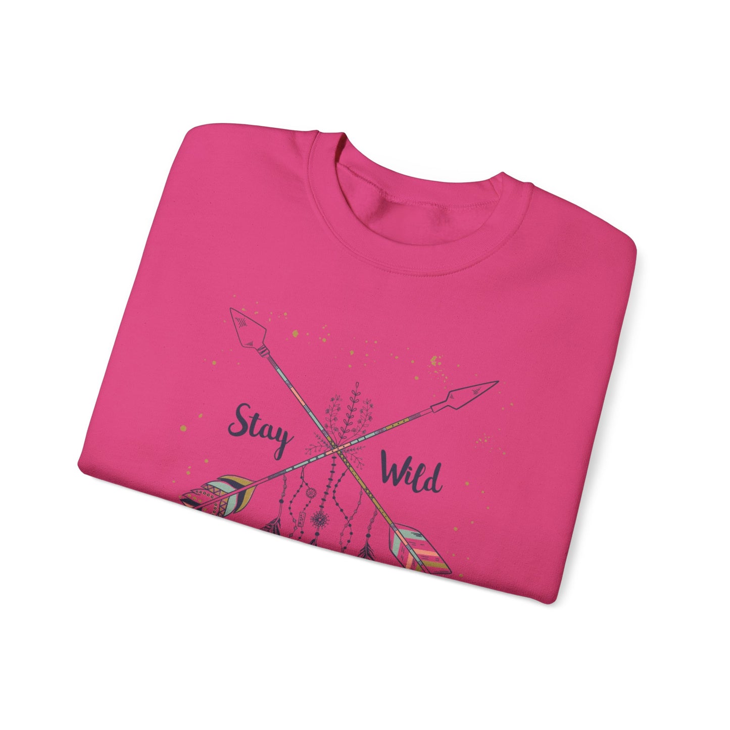 Unisex Crewneck Sweatshirt - Stay Wild Design