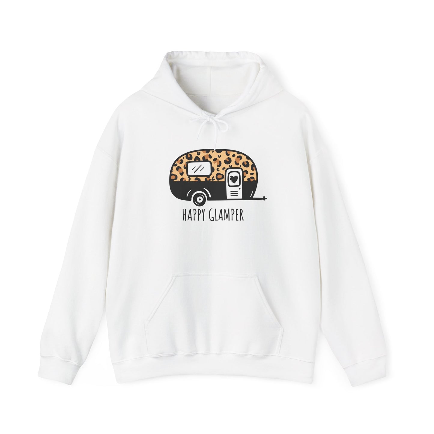 Happy Glamper Unisex Heavy Blend™ Hoodie - Cozy Camping Sweatshirt