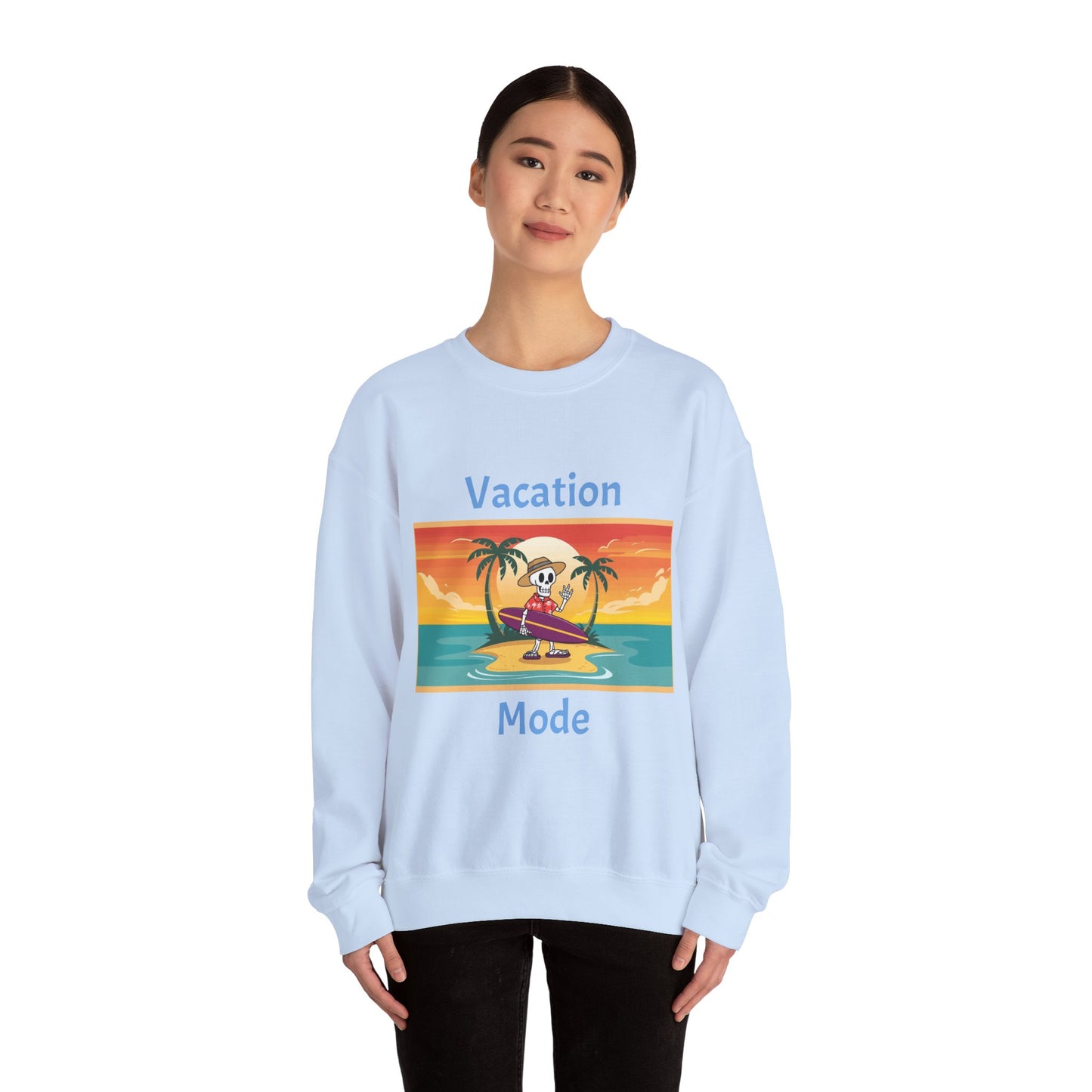 Vacation Mode Unisex Heavy Blend™ Crewneck Sweatshirt