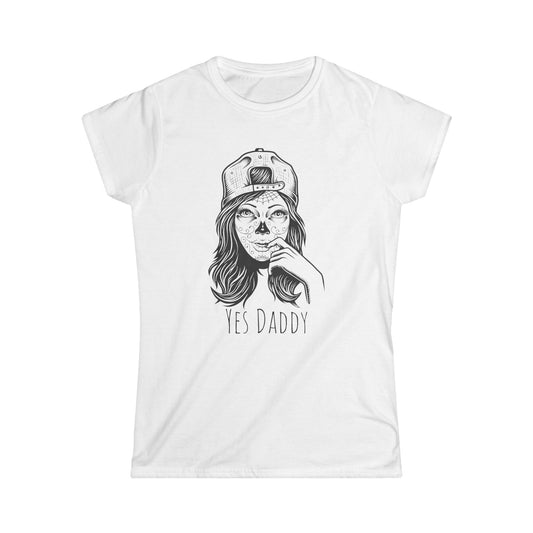 Chic Graphic Tee for Women, Casual Wear, Gift for Her, Trendy Summer Top, Street Style Fashion, Unisex Graphic Shirt, Yes Daddy Design