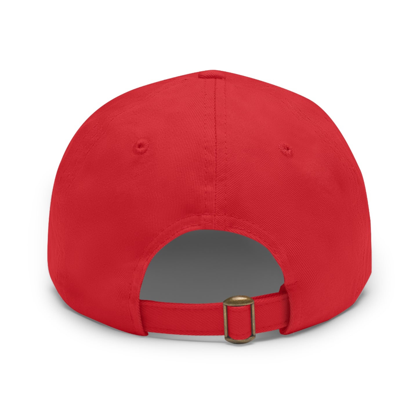 Dad Hat with Leather Patch (Rectangle) (Copy)