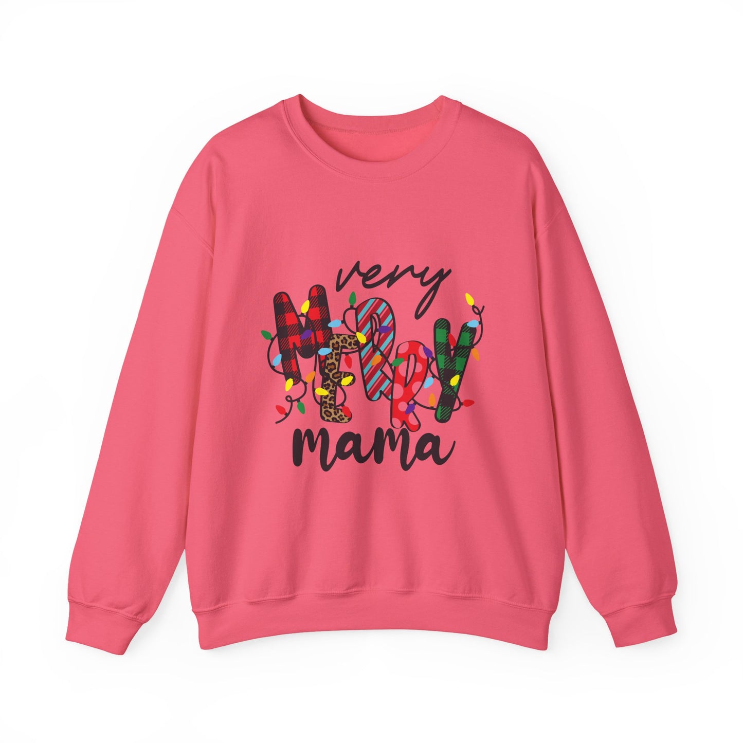 Very Merry Mama Sweatshirt | Christmas Mom Holiday Crewneck