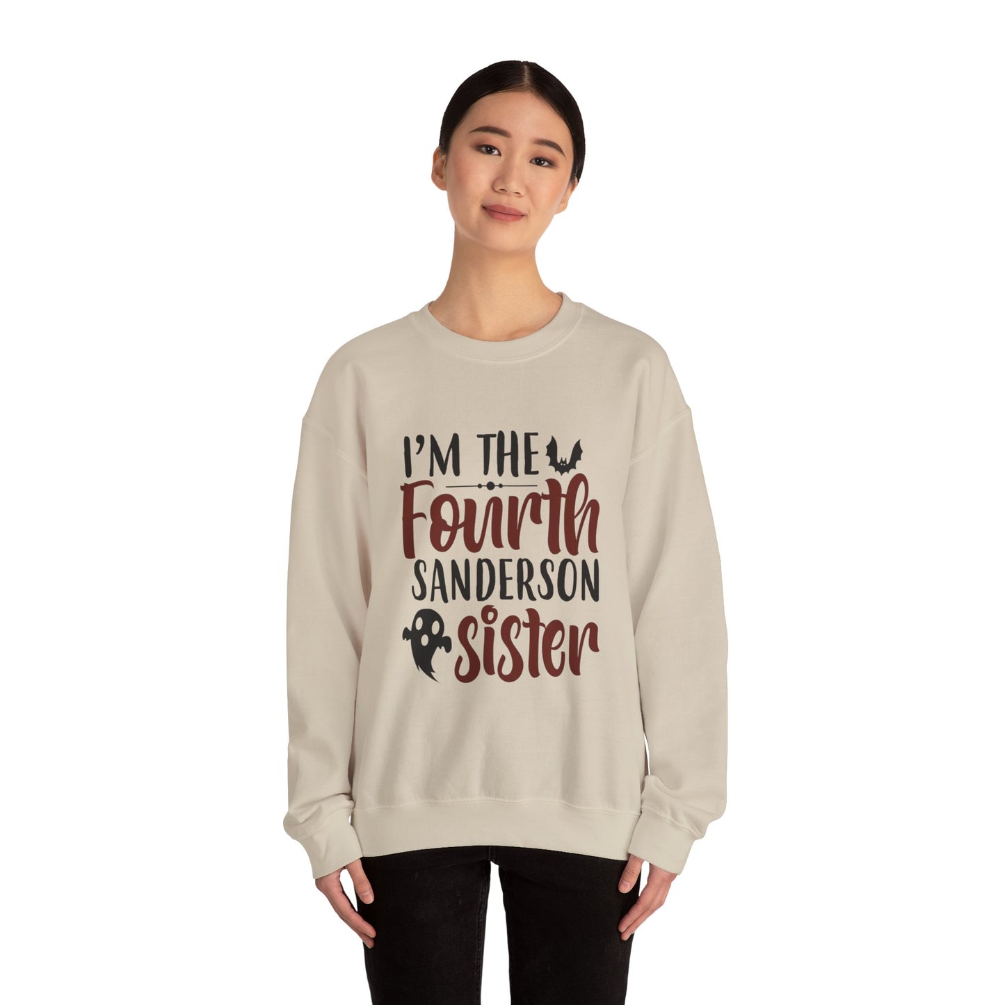 Spooky Sister Sweatshirt, Cozy Halloween Crewneck, Sanderson Sisters Gift, Unisex Fall Fashion, Cute Family Sweatshirt
