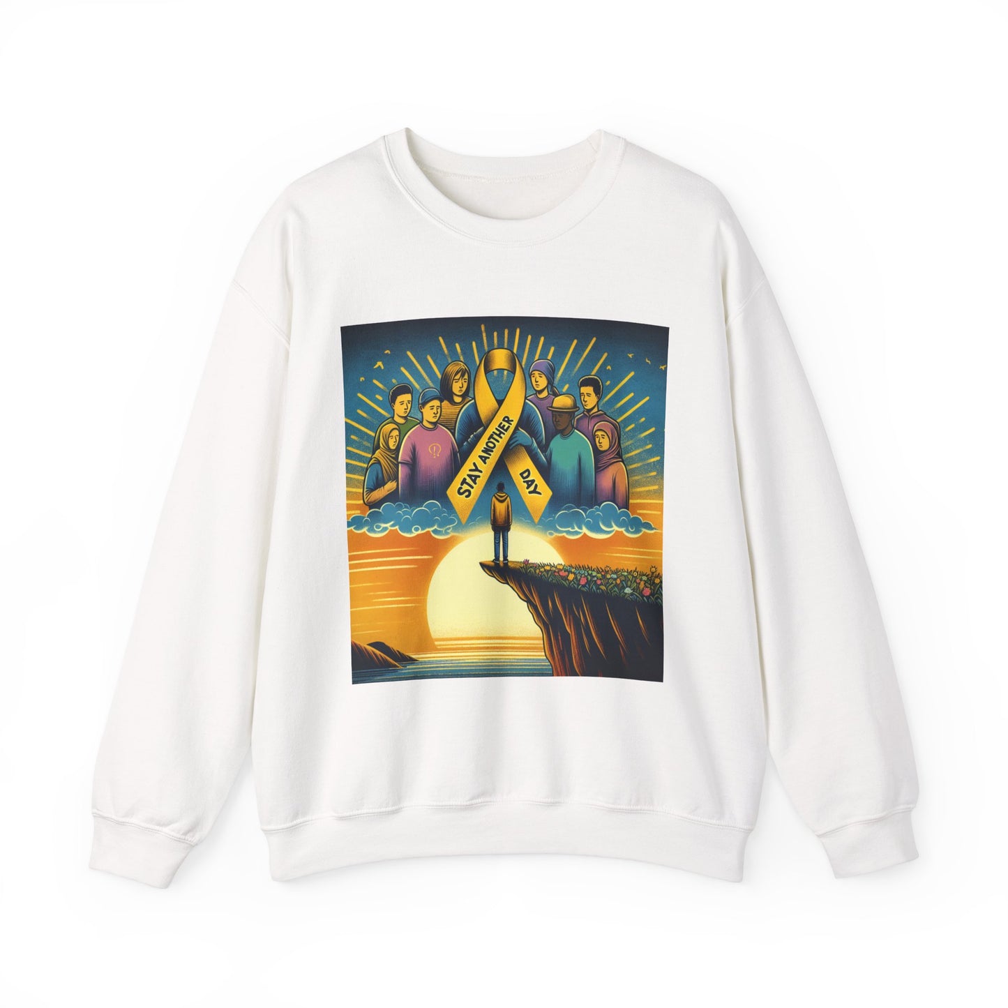 Suicide Prevention Awareness Sweatshirt, Stay Another Day, You Matter, Mental Health Support, Crewneck Jumper, Unisex Hoodie