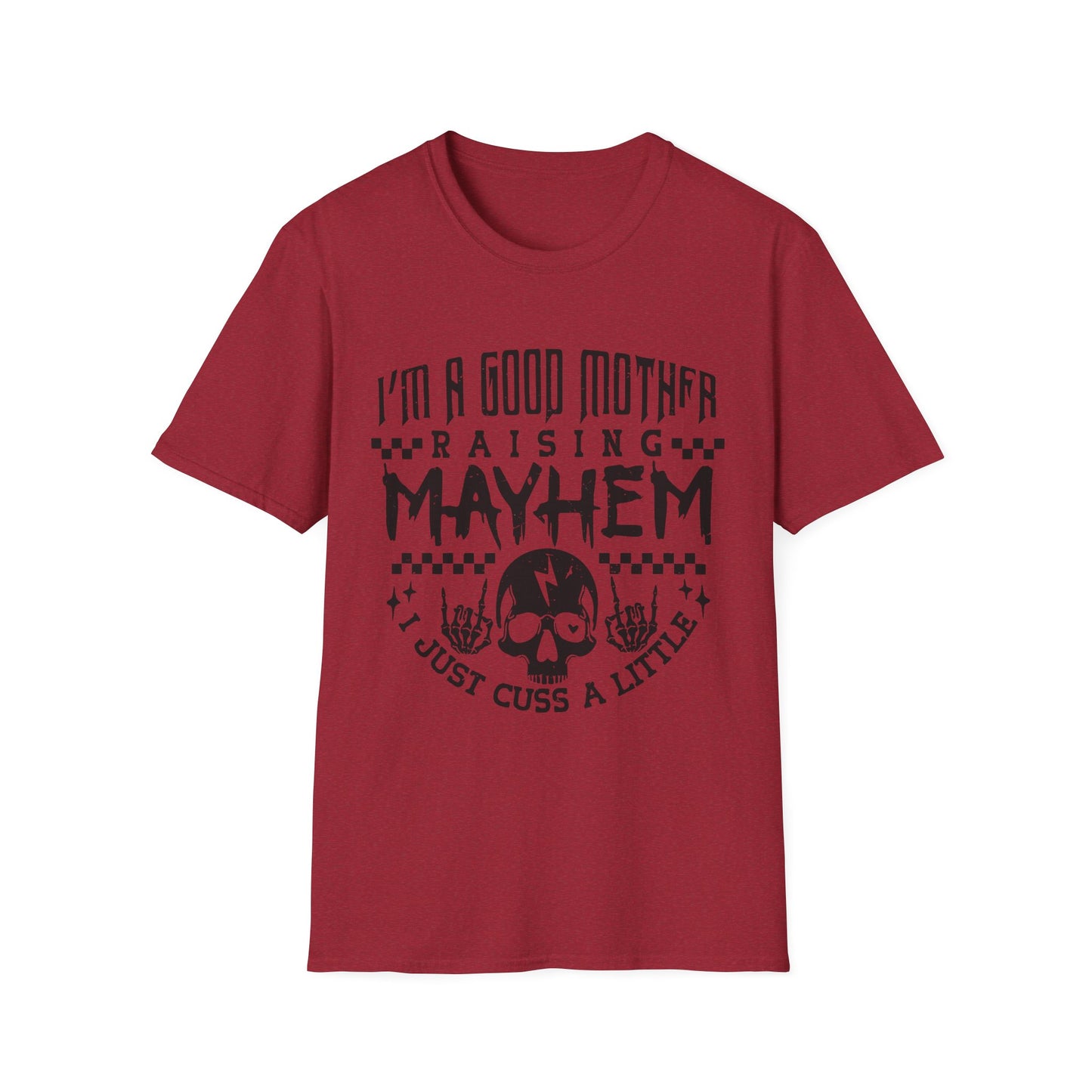 Unisex Softstyle T-Shirt, Fun Parent Shirt, Motherhood Humor Tee, Gift for Moms, Casual Everyday Wear, Mother's Day Gift