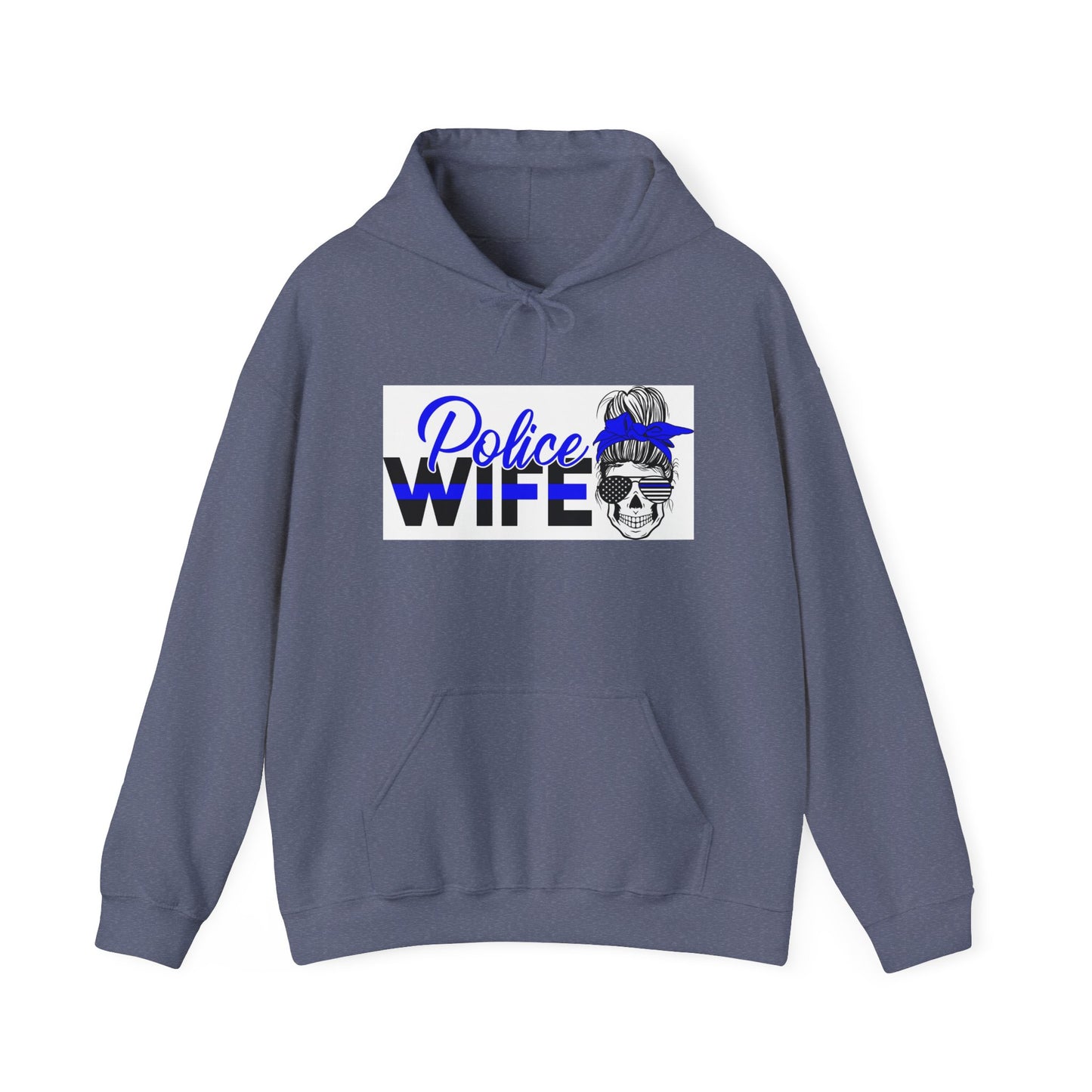 Police Wife Hooded Sweatshirt - Unisex Heavy Blend™