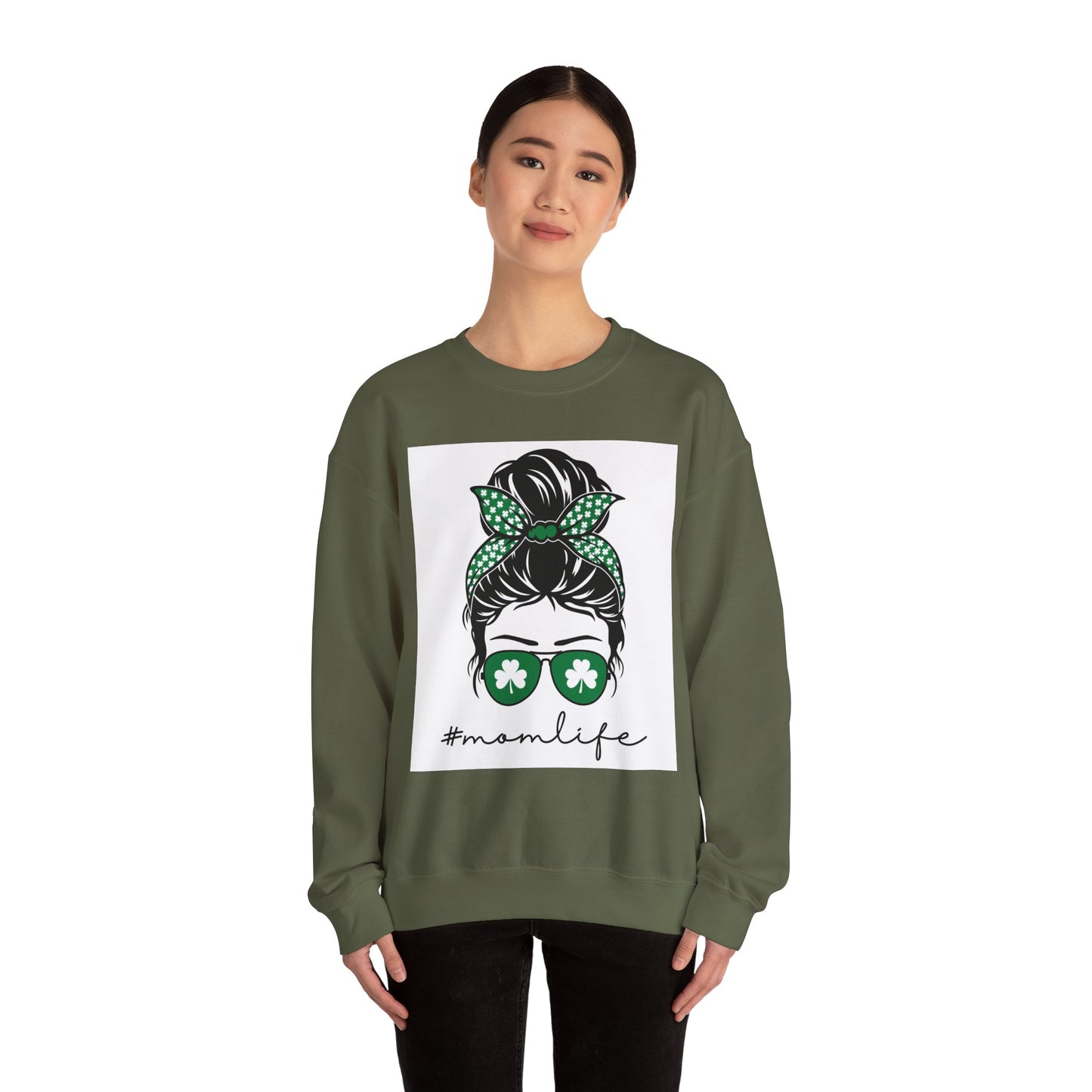 St. Patrick's Day #MomLife Sweatshirt