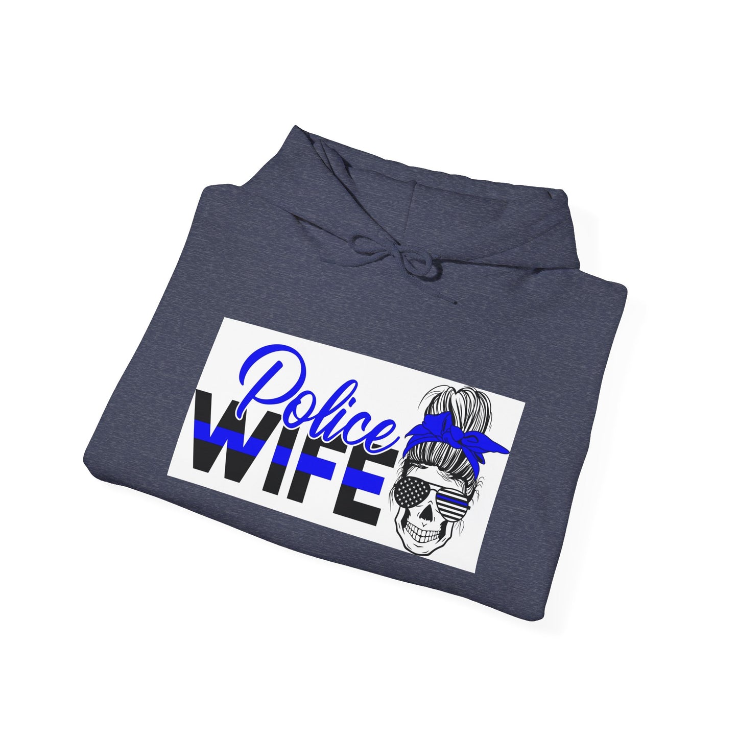 Police Wife Hooded Sweatshirt - Unisex Heavy Blend™