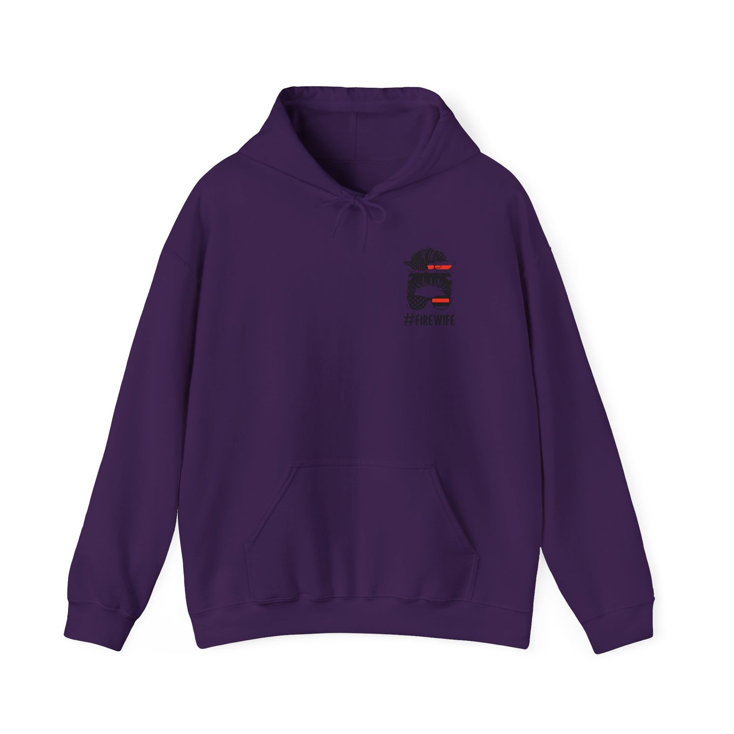 Firefighter Wife Hooded Sweatshirt – Cozy Apparel for Proud Partners
