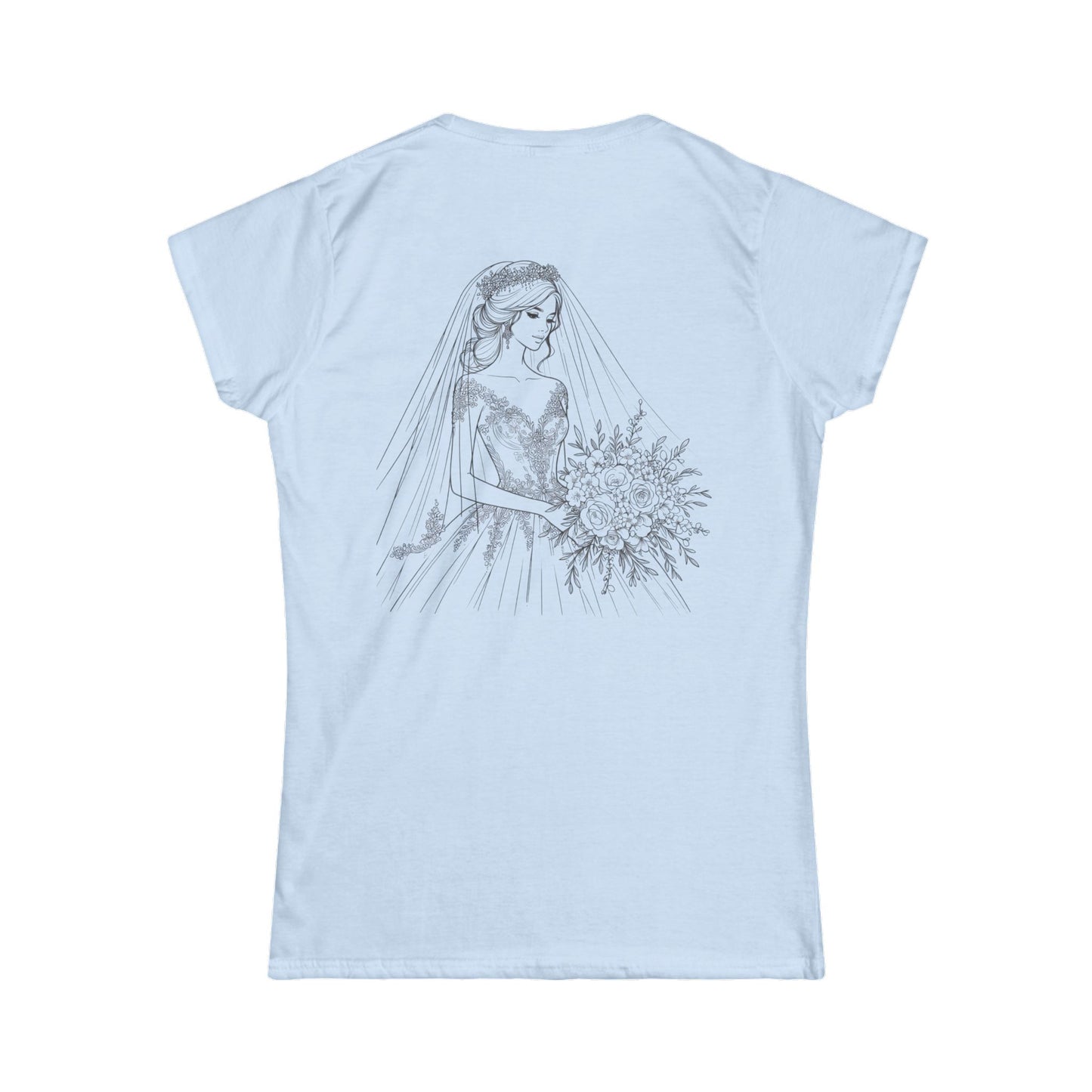 Bride-to-Be Women's Softstyle Tee - Perfect for Weddings & Bridal Showers