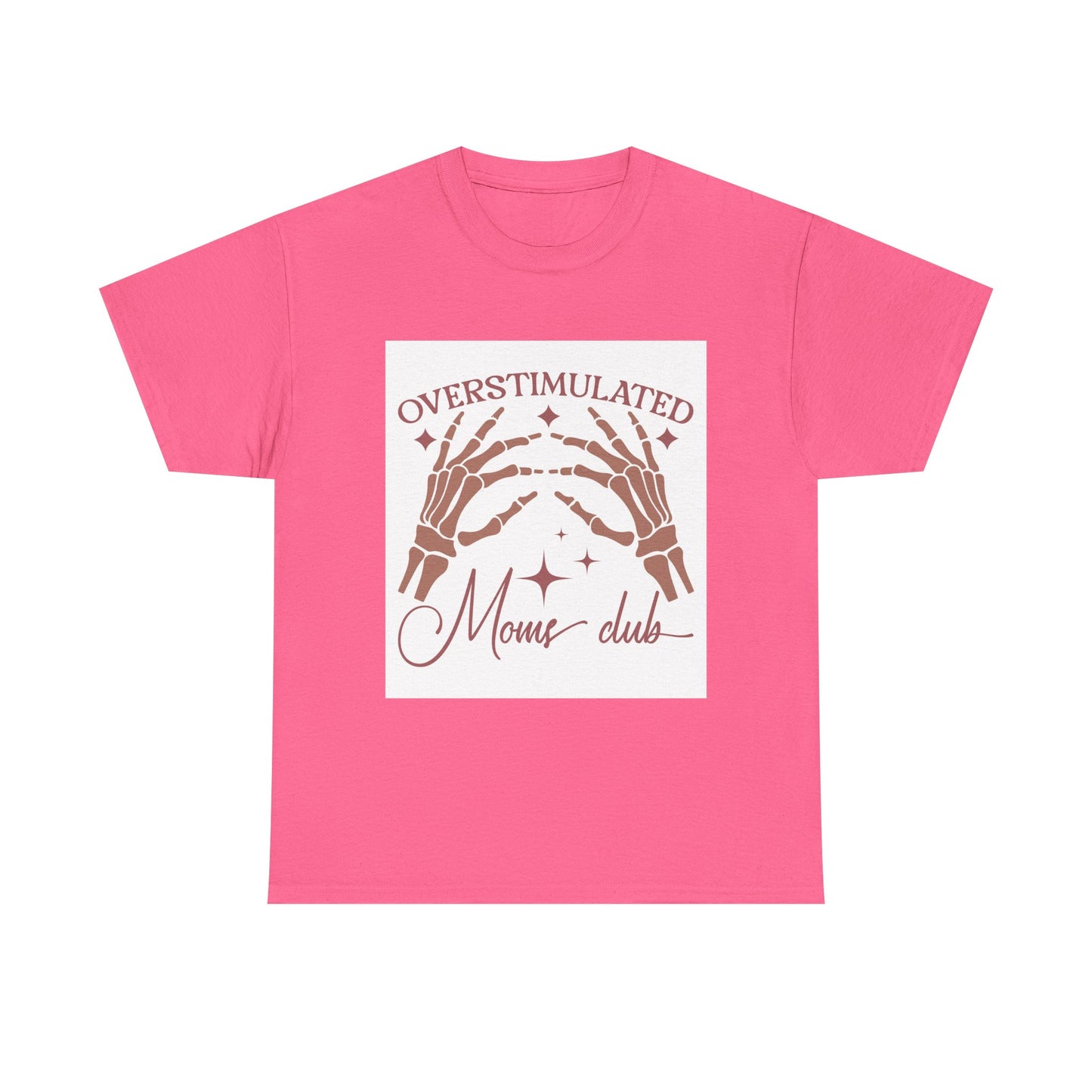 Overstimulated Moms Club Unisex Heavy Cotton Tee