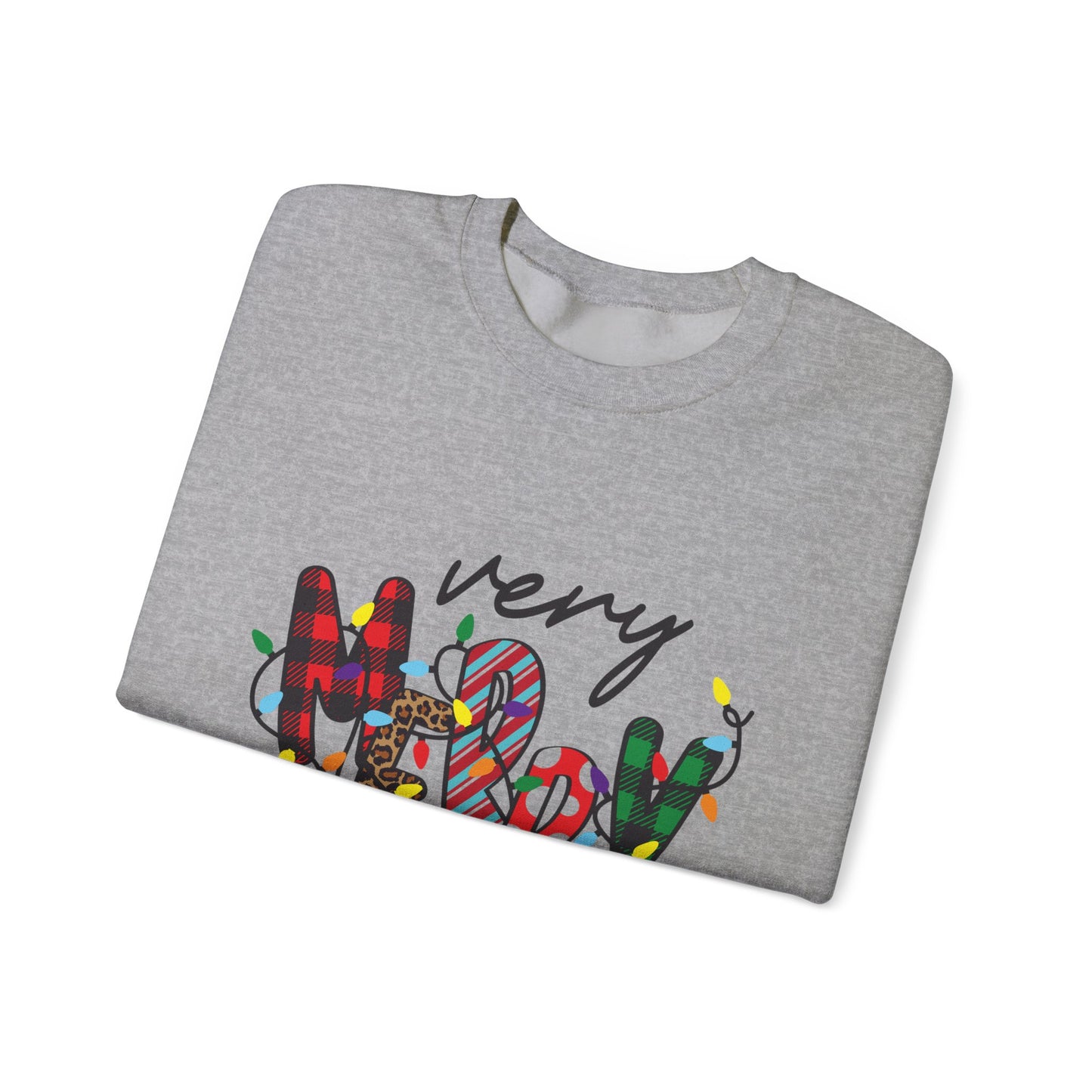 Very Merry Mama Sweatshirt | Christmas Mom Holiday Crewneck