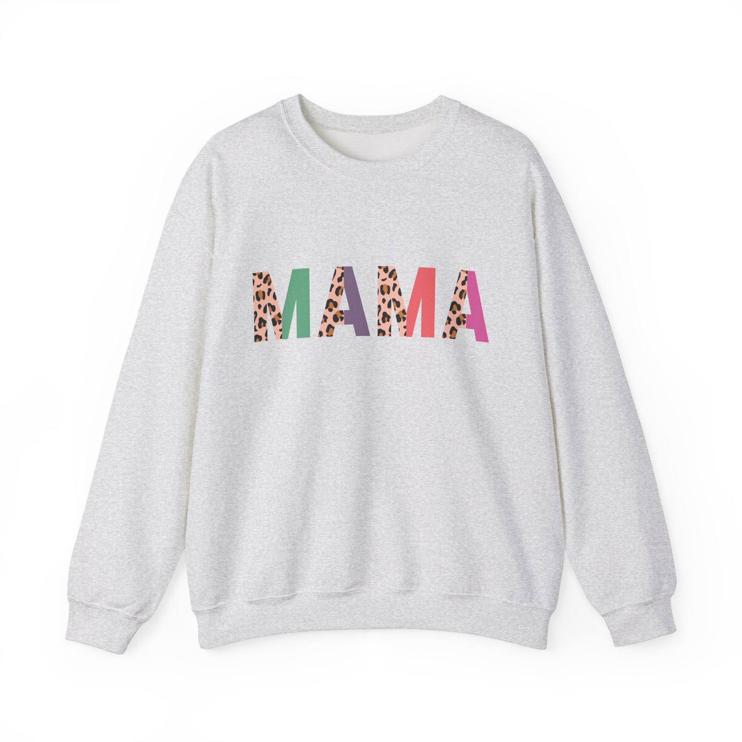 Mama Leopard Print Unisex Crewneck Sweatshirt