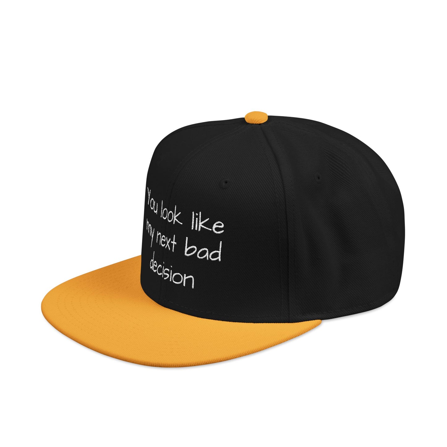 Snapback Hat - Embroidered Cap, Trendy Hat, Streetwear Accessory, Gift for Him, Stylish Headwear, funny hat