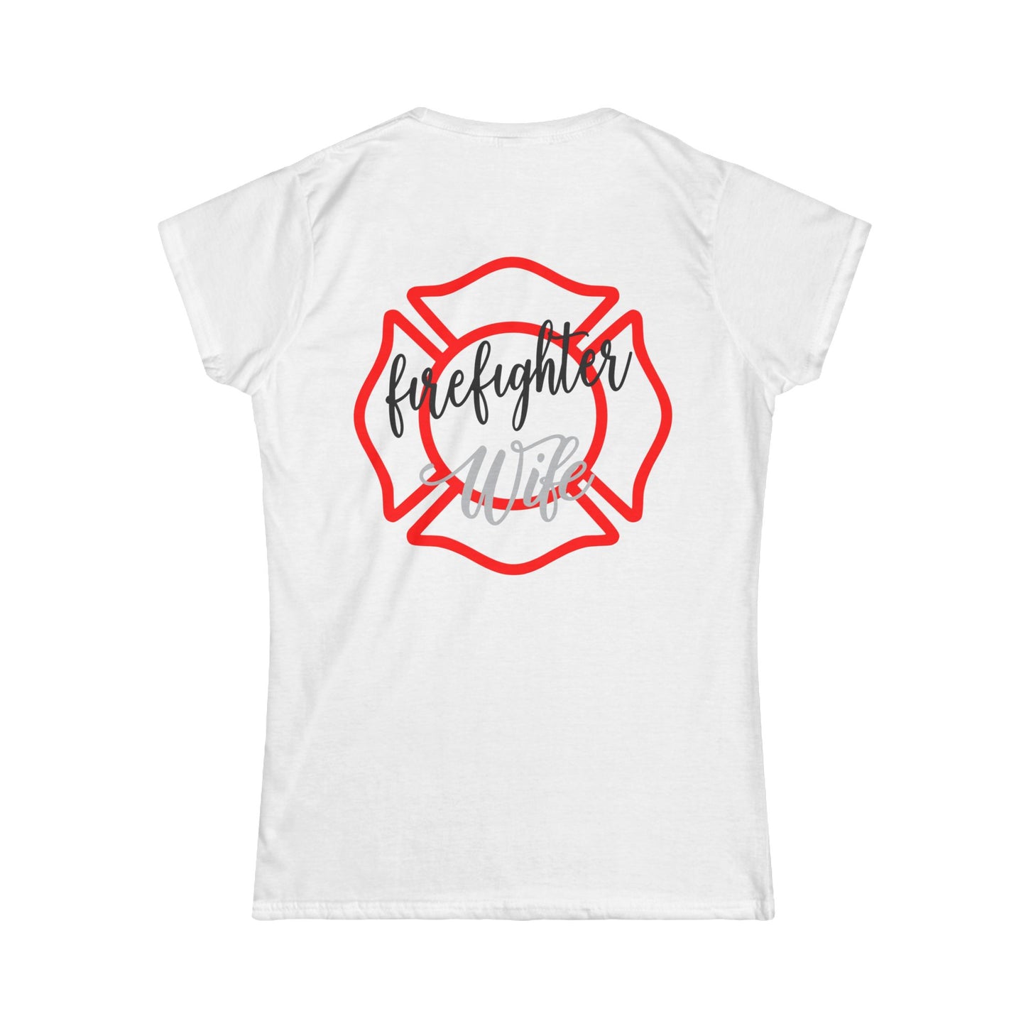 #FireWife Women's Softstyle Tee - Celebrate Your Firefighter Love