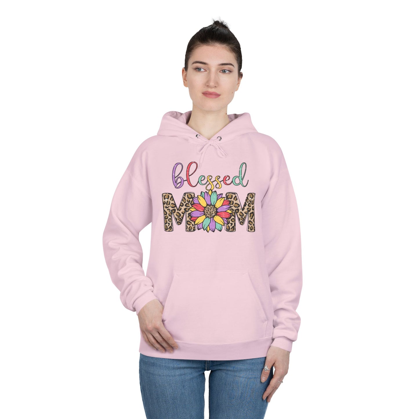 Blessed Mom Eco-Friendly Pullover Hoodie
