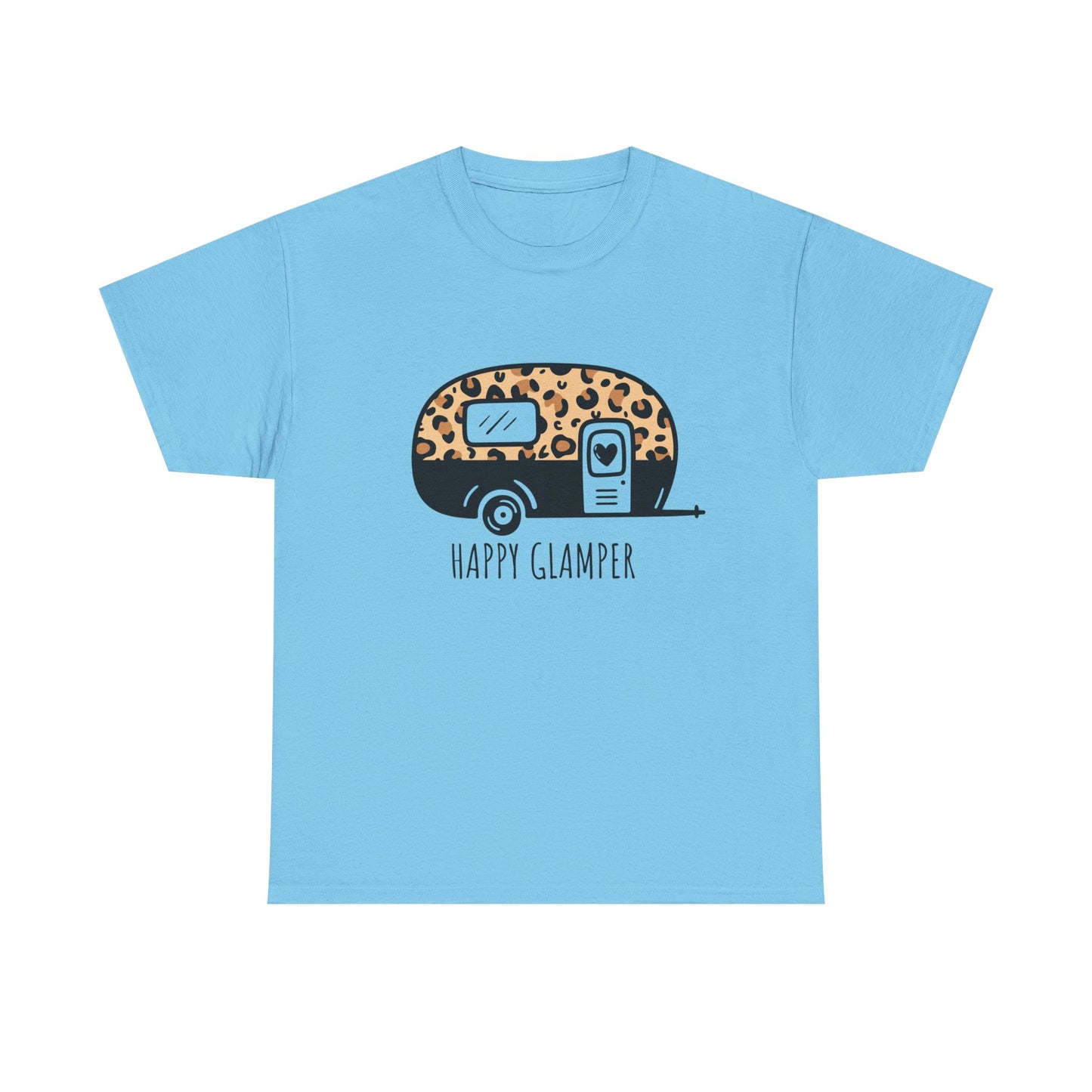 Happy Glamper Unisex Heavy Cotton Tee - Perfect for Camping Lovers