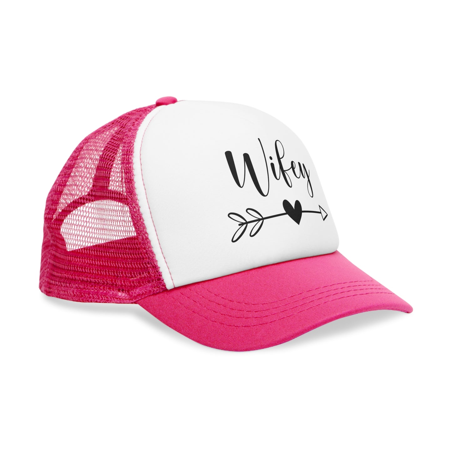 Wifey Mesh Cap - Fun Accessory for Newlyweds, Cute Gift for Bridal Showers, Wedding Gifts, Everyday Wear, Stylish Summer Hat