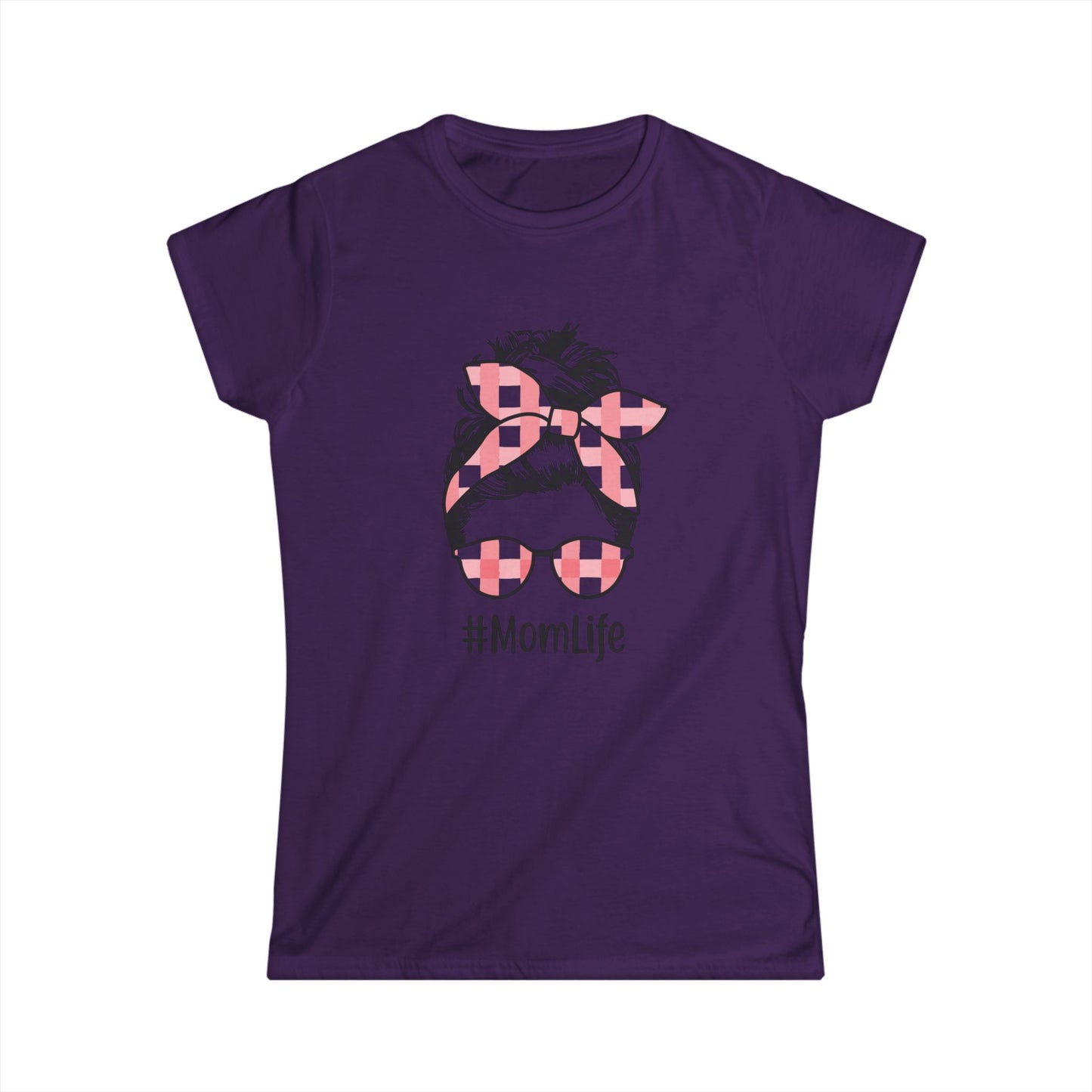 #MomLife Women's Softstyle Tee - Perfect Gift for Moms